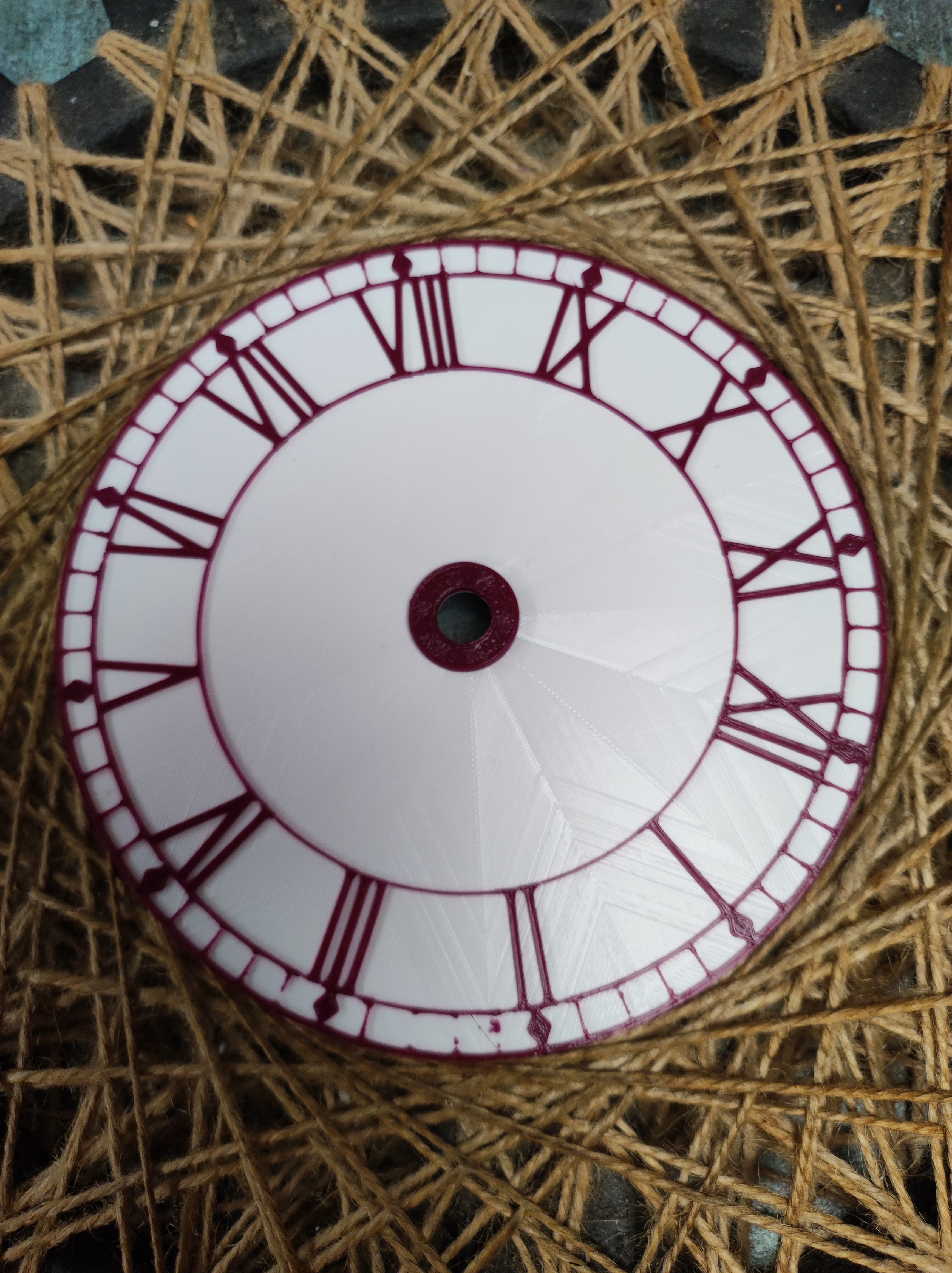 Miniatura 49 do modelo 3D Very simple clock faces (clock dials) without g-codes