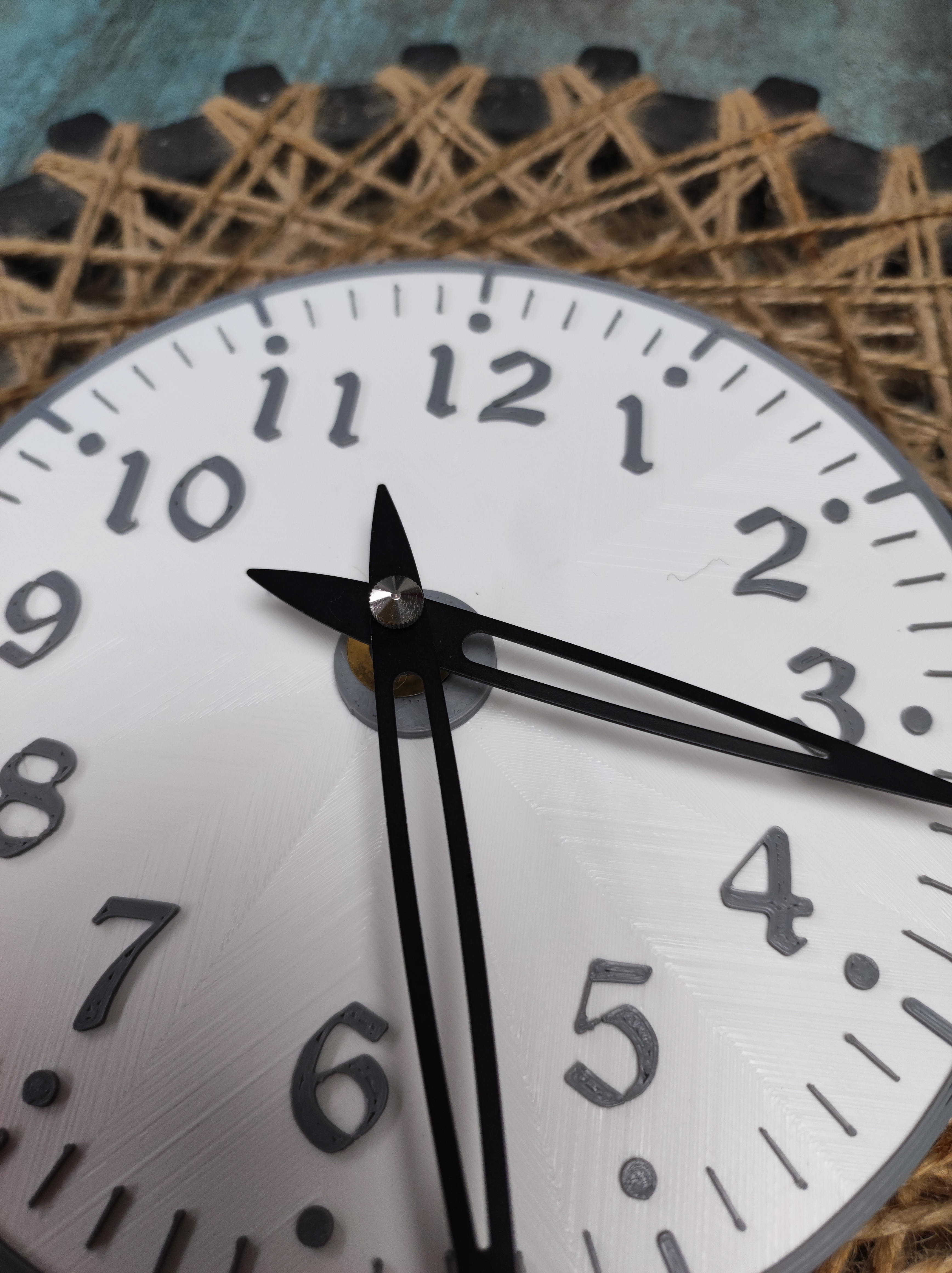 Miniatura 6 do modelo 3D Very simple clock faces (clock dials) without g-codes