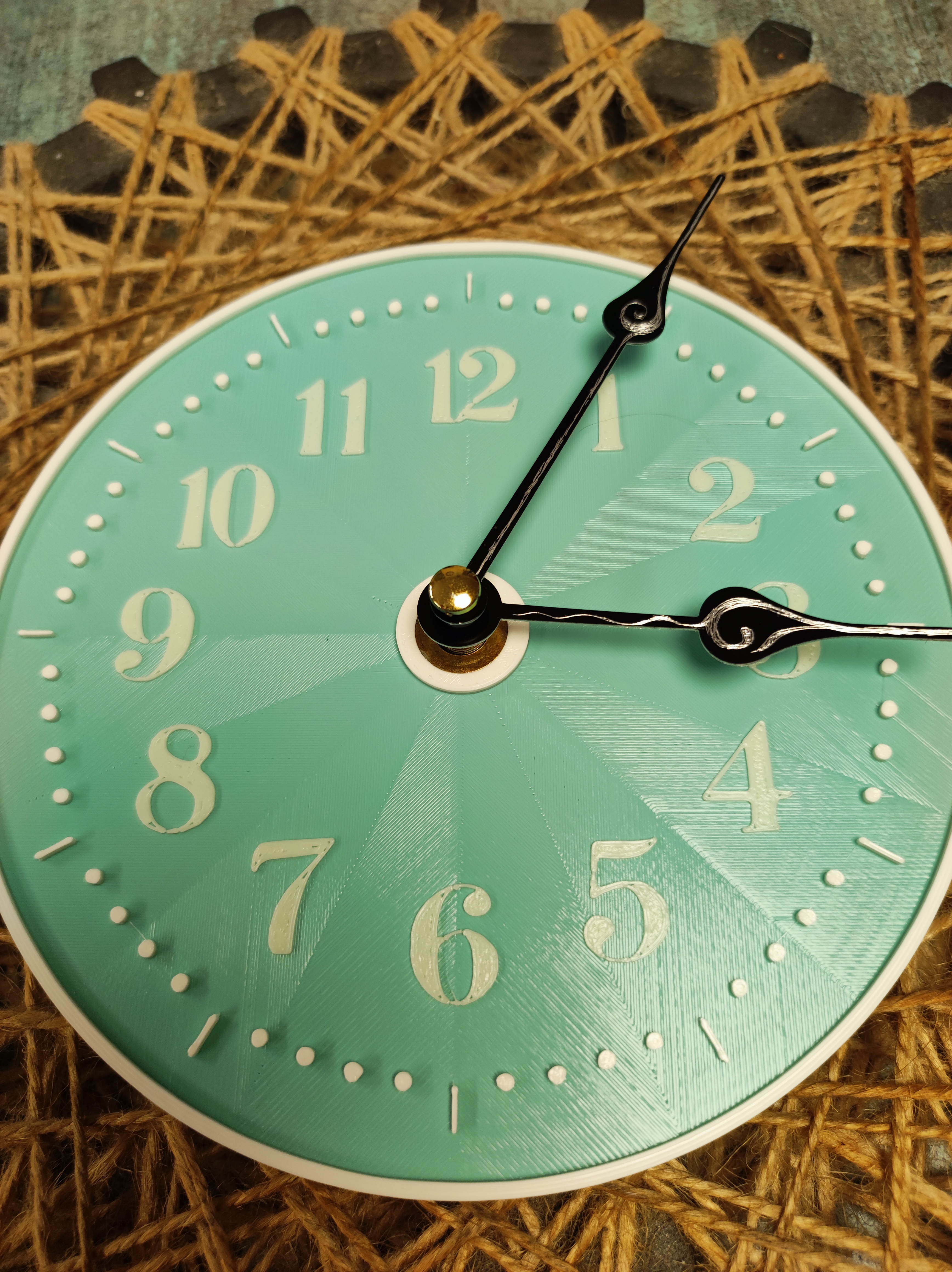 Miniatura 3 do modelo 3D Very simple clock faces (clock dials) without g-codes
