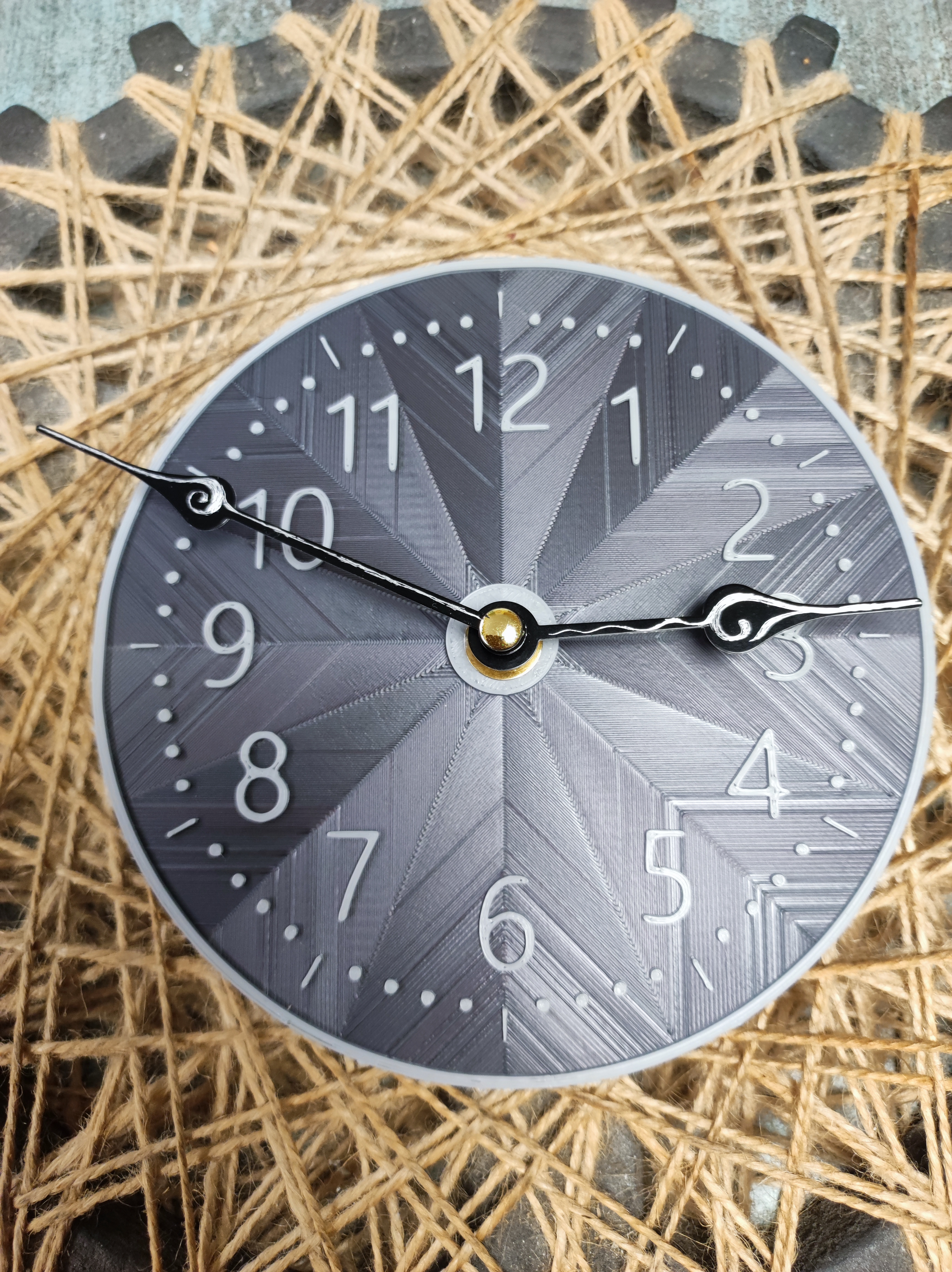 Miniatura 2 do modelo 3D Very simple clock faces (clock dials) without g-codes