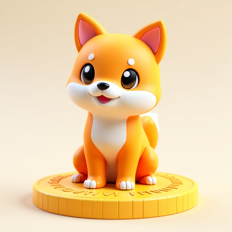 Miniatura 3 do modelo 3D Dogecoin Statue