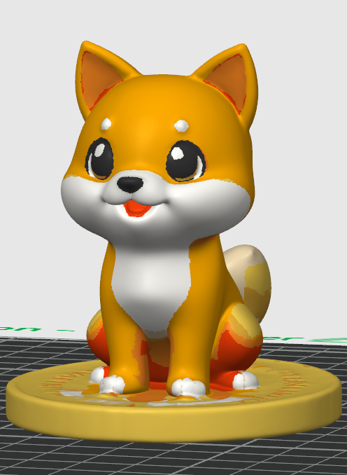 Miniatura 2 do modelo 3D Dogecoin Statue