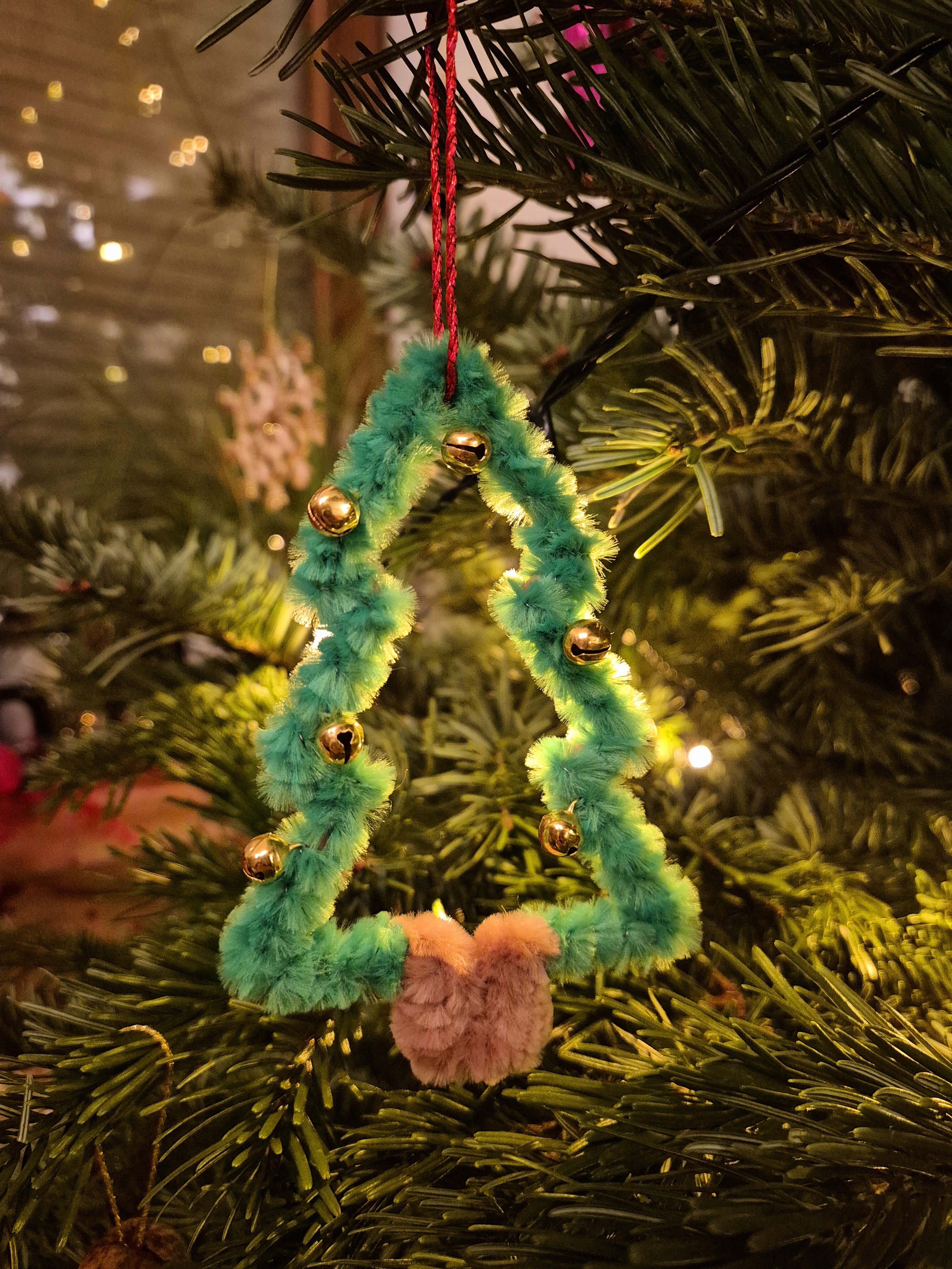 Fluffy Christmas Ornaments