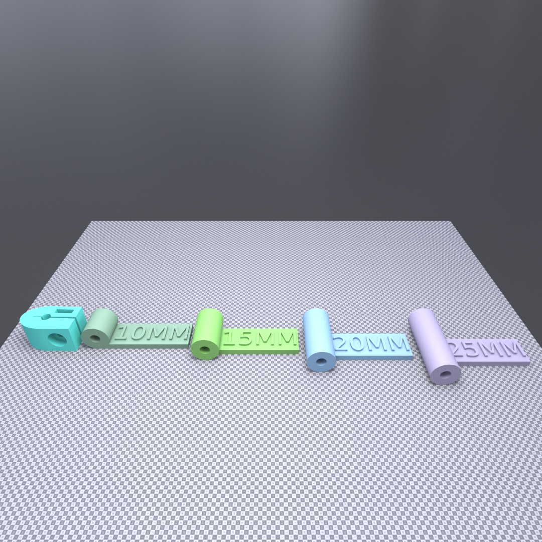 Drill Bit Offset w/ Spacers by RyCoFX Download free STL model