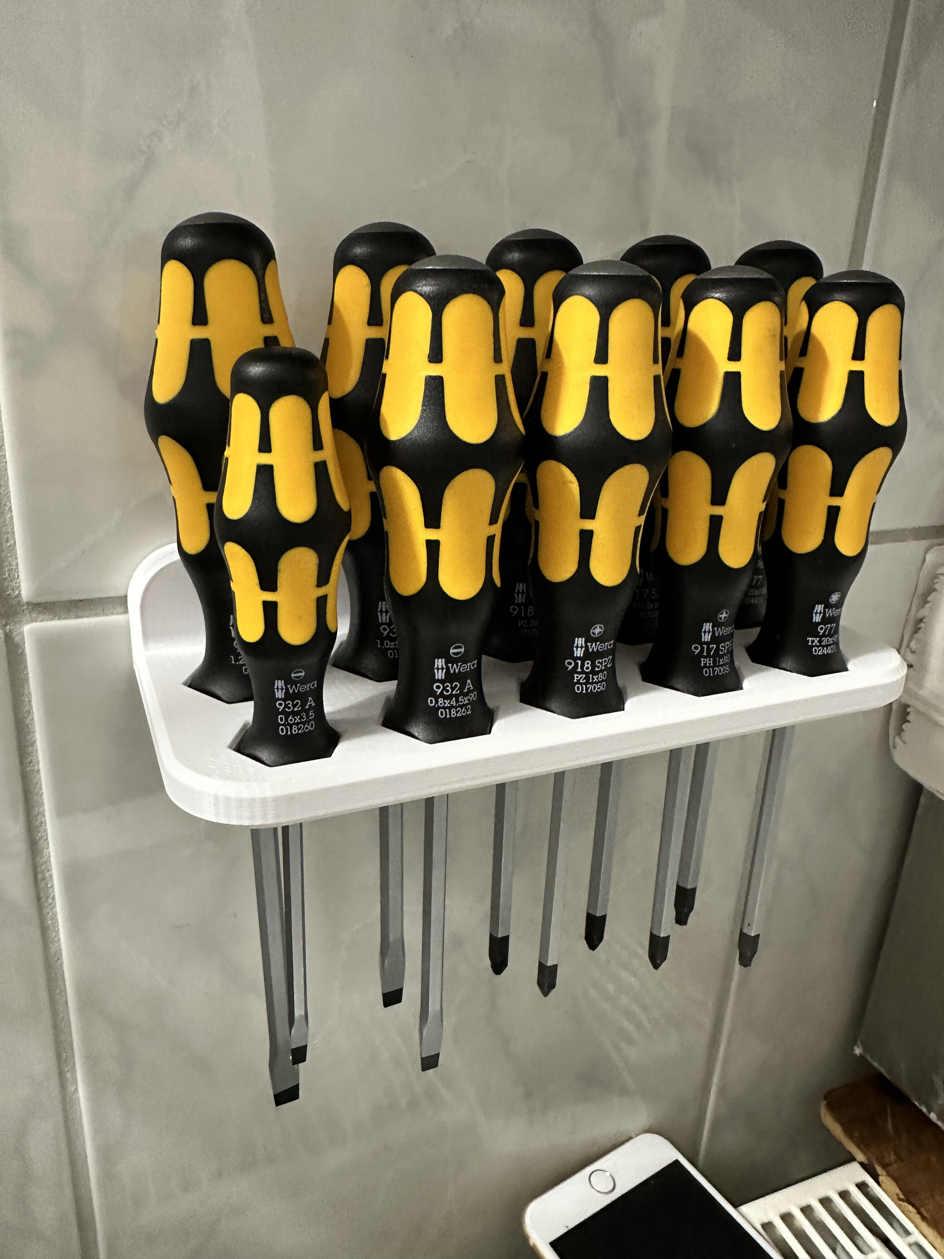 Wera Screwdriver Wall Mount