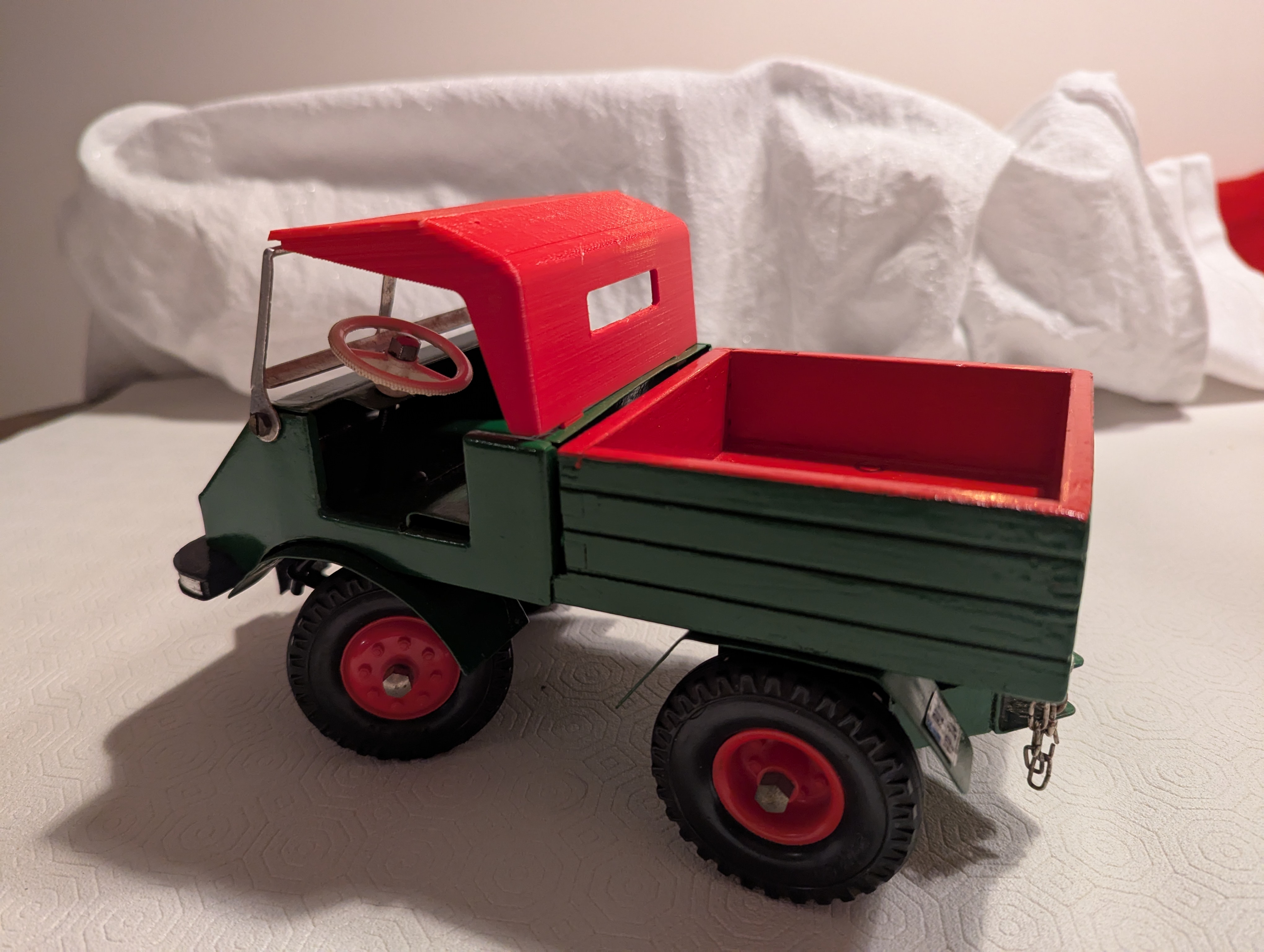 Folding top (Ersatzverdeck) for Steiff Unimog 401