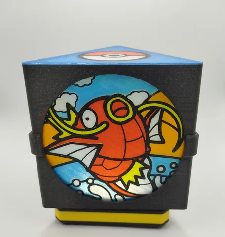 Magikarp Plate for Stained Glass Like Lamp