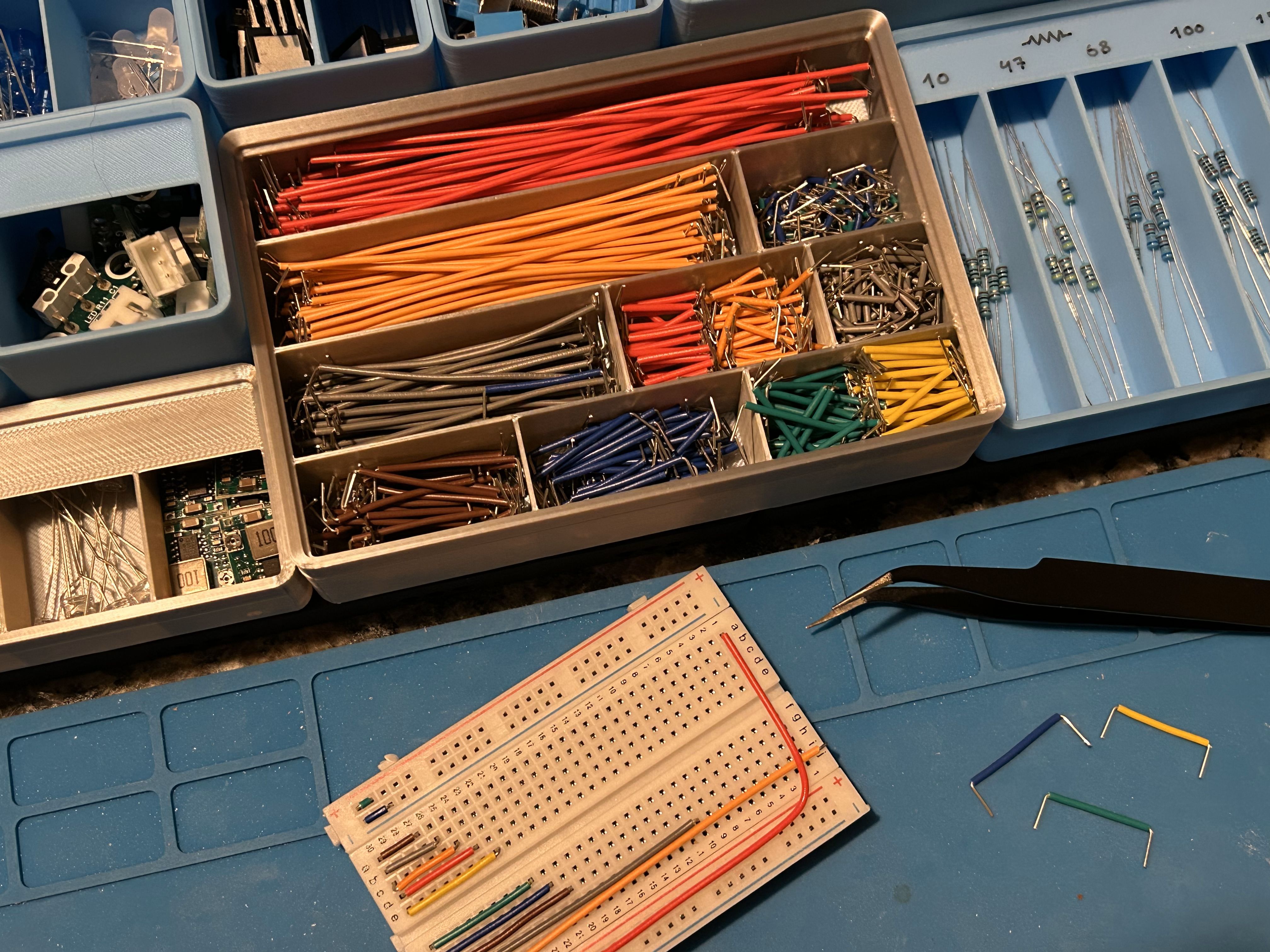 Gridfinity Jumper Wire Organizer