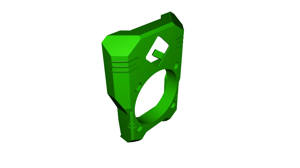 EVA 3 Mini Shroud with RGB LEDs (Neopixel) by mtczekajlo