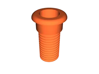 Buje roscado Ferrum by Cris | Download free STL model | Printables.com
