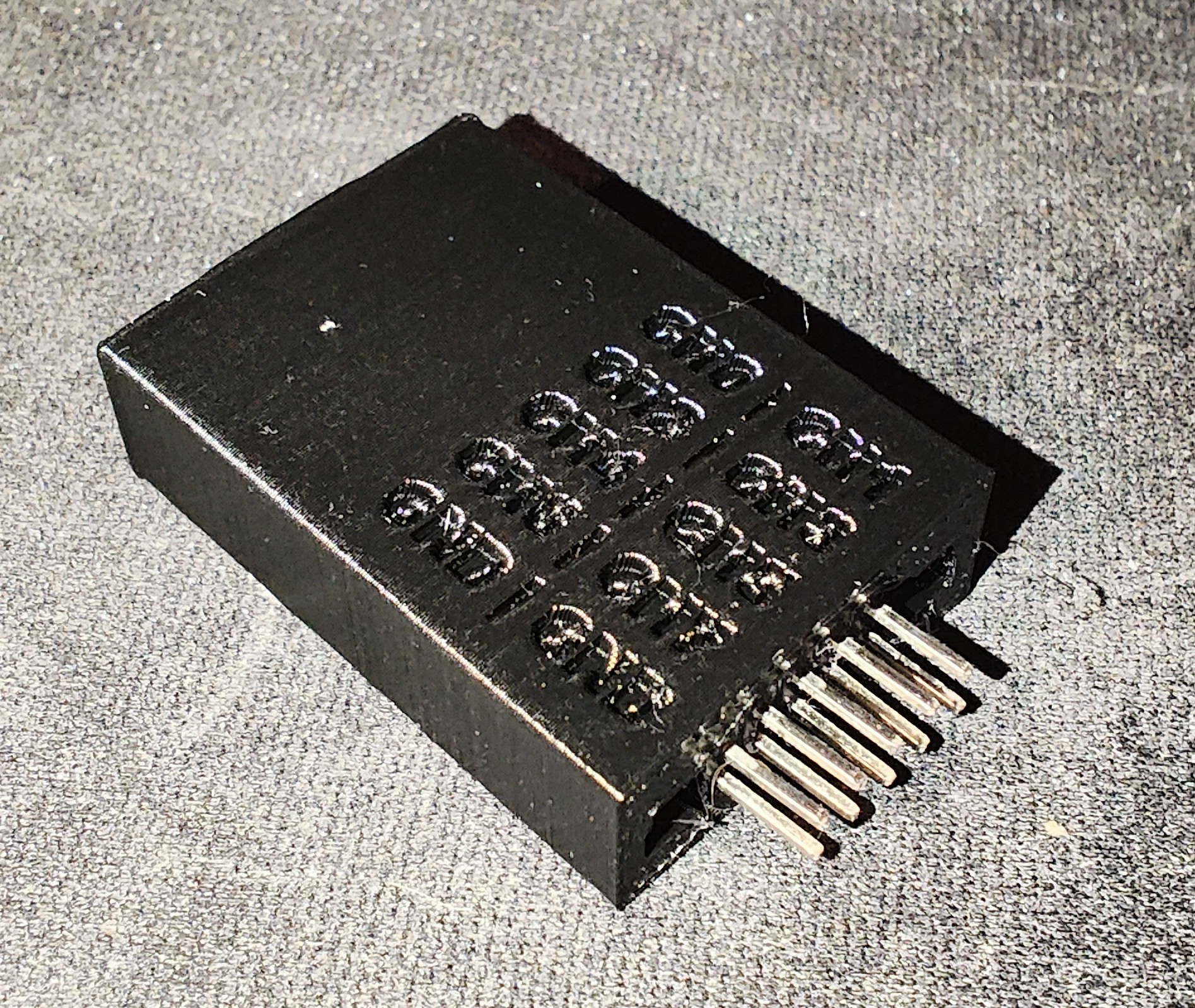 Digital Logic Analyzer (DLA V2.1) Case with lego compatable 3x3 mount