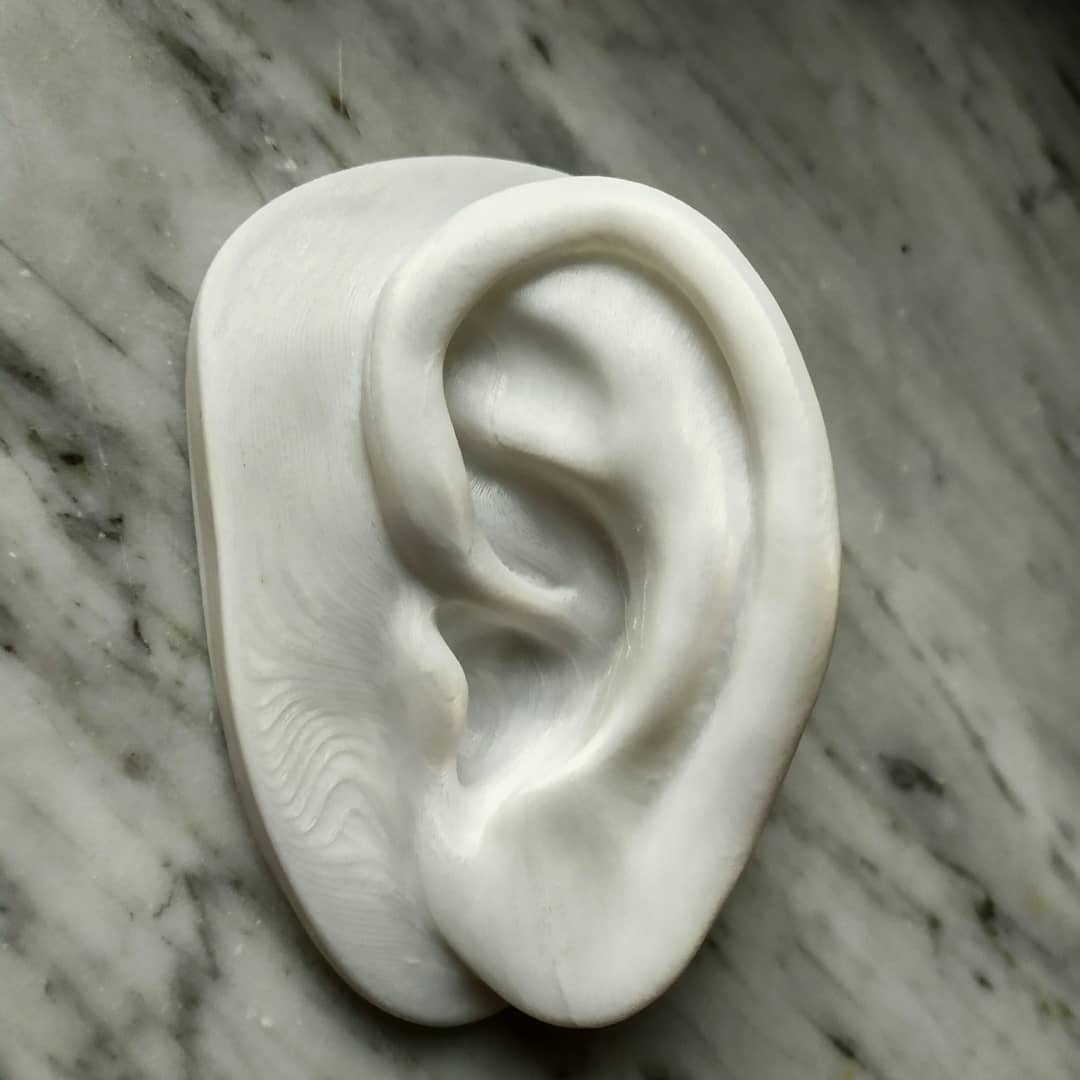 Ear of Michelangelo's David