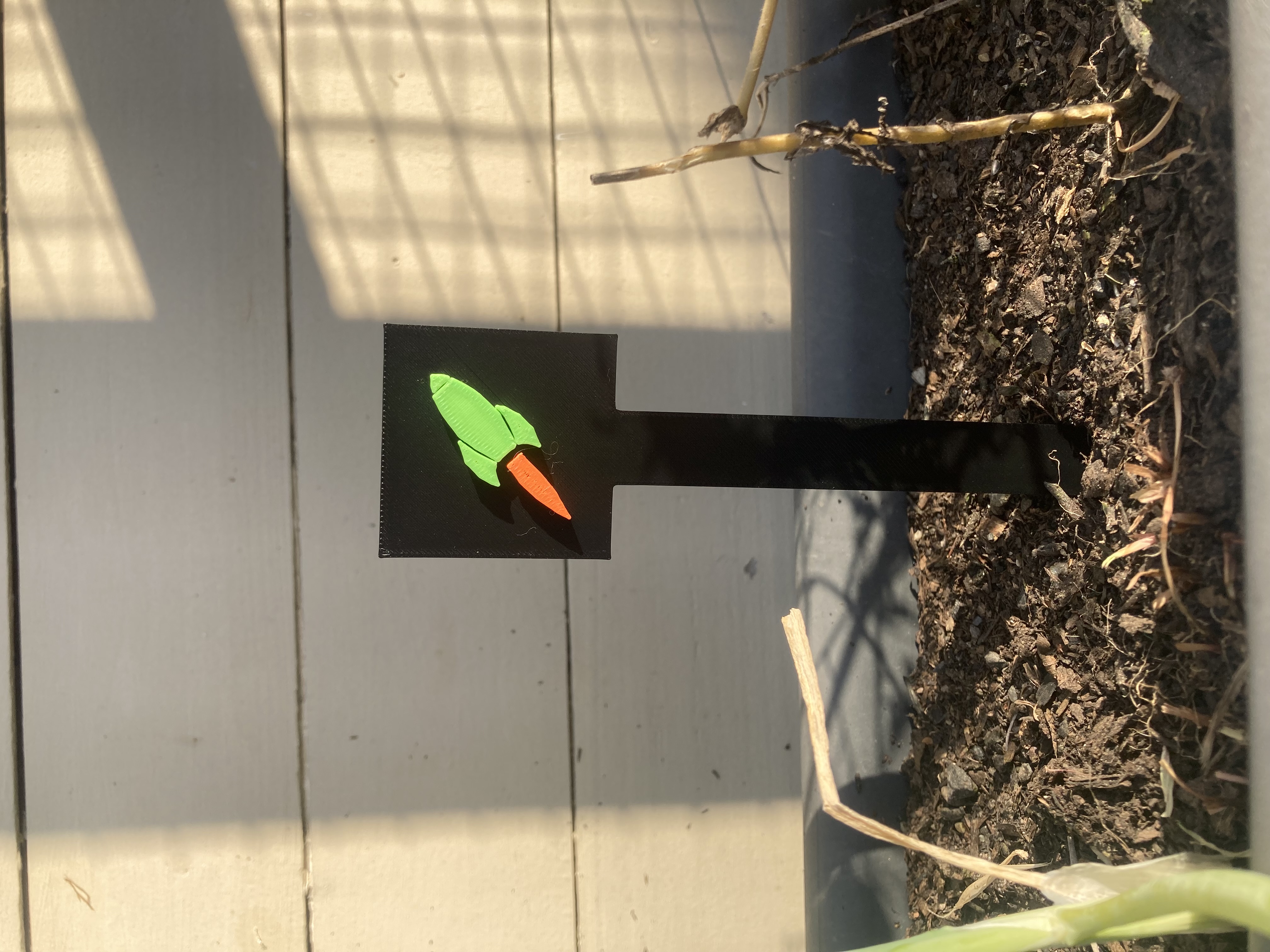 Humorous Rocket Garden Sign