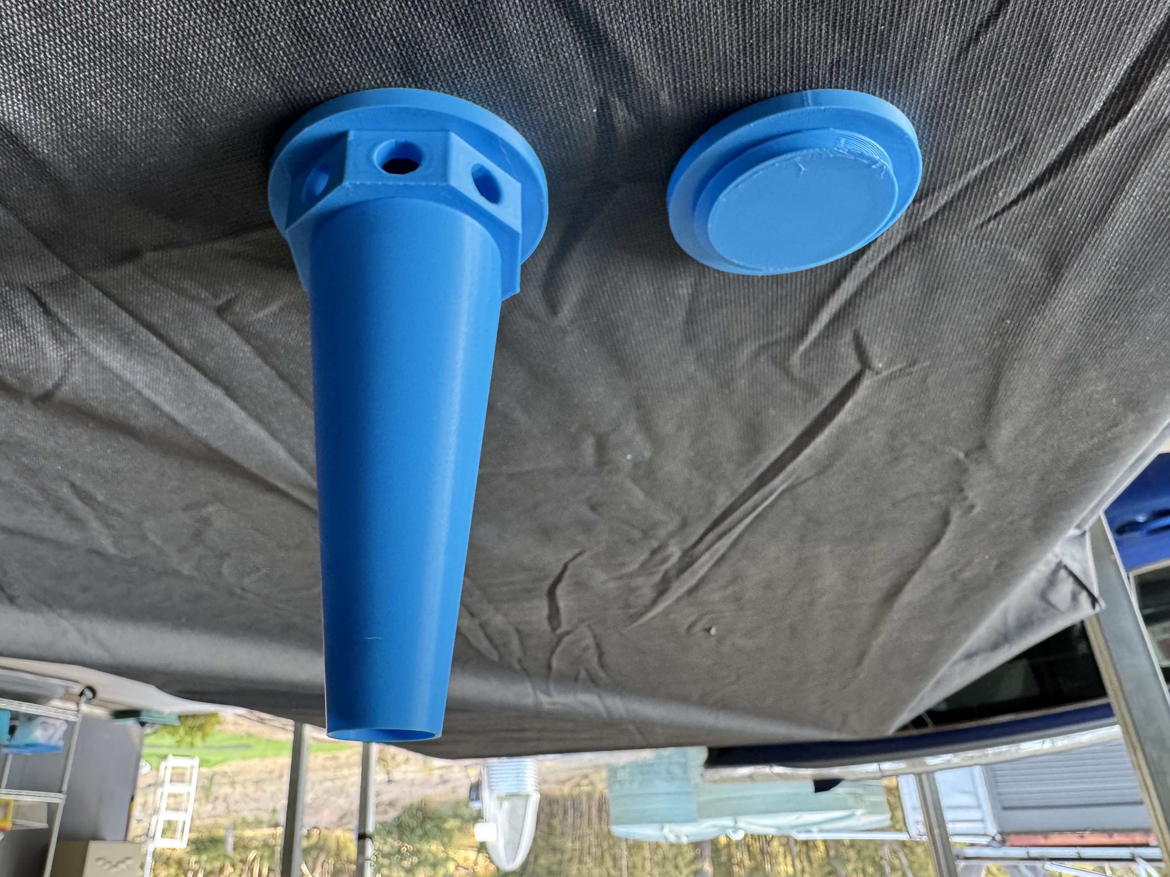 Fly trap for water cooler bottles