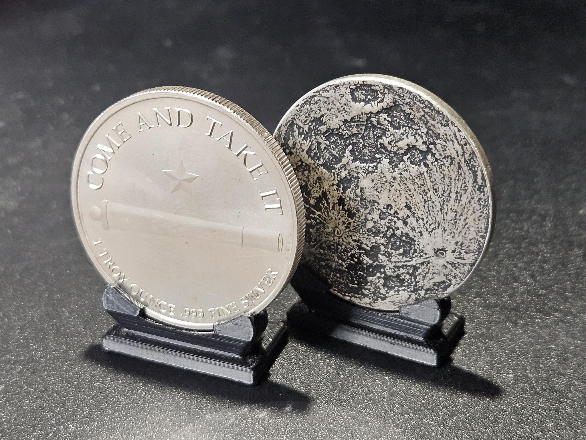 1oz Silver Coin Stand
