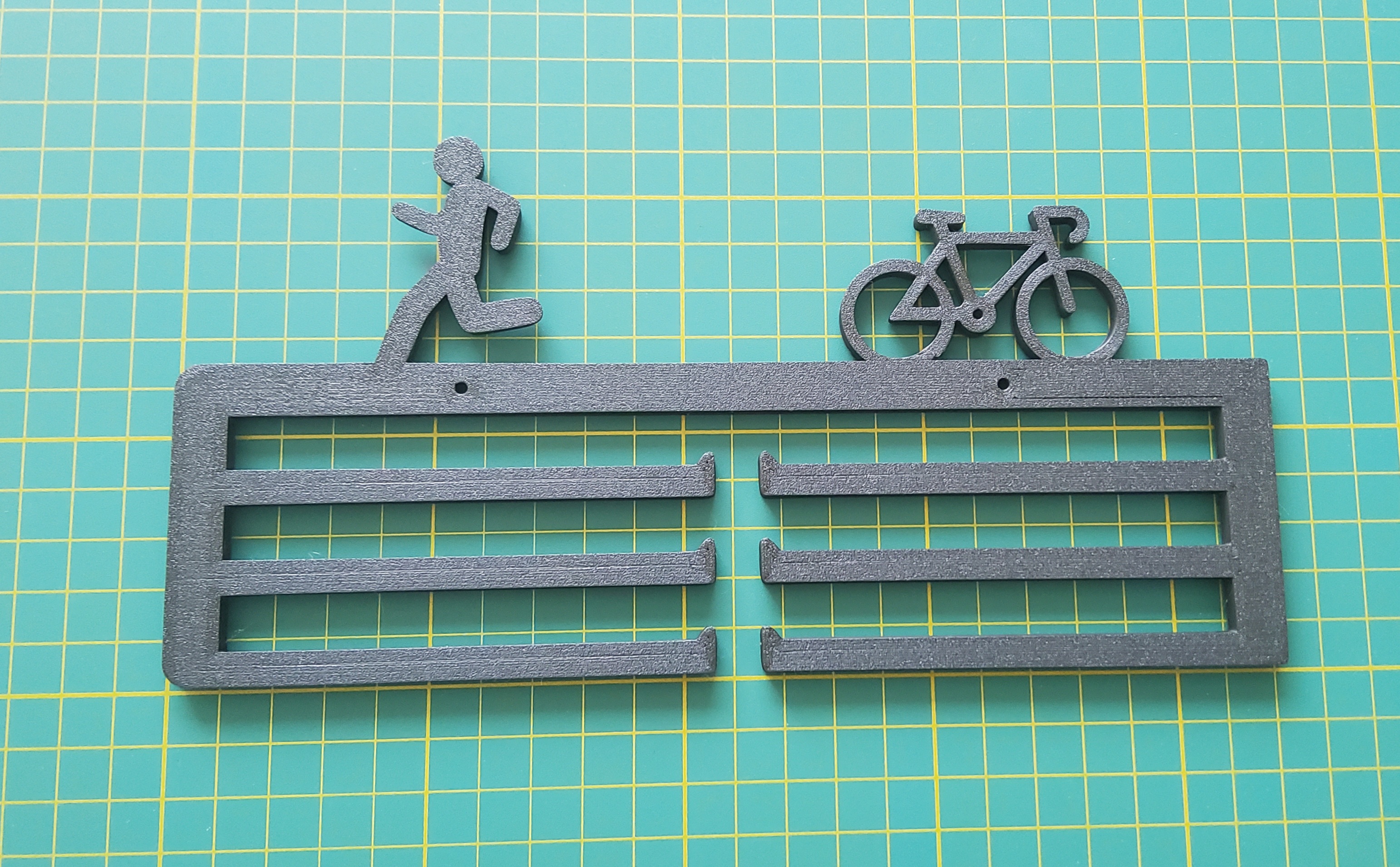 Medal Holder (cycling and running) 3D model thumbnail