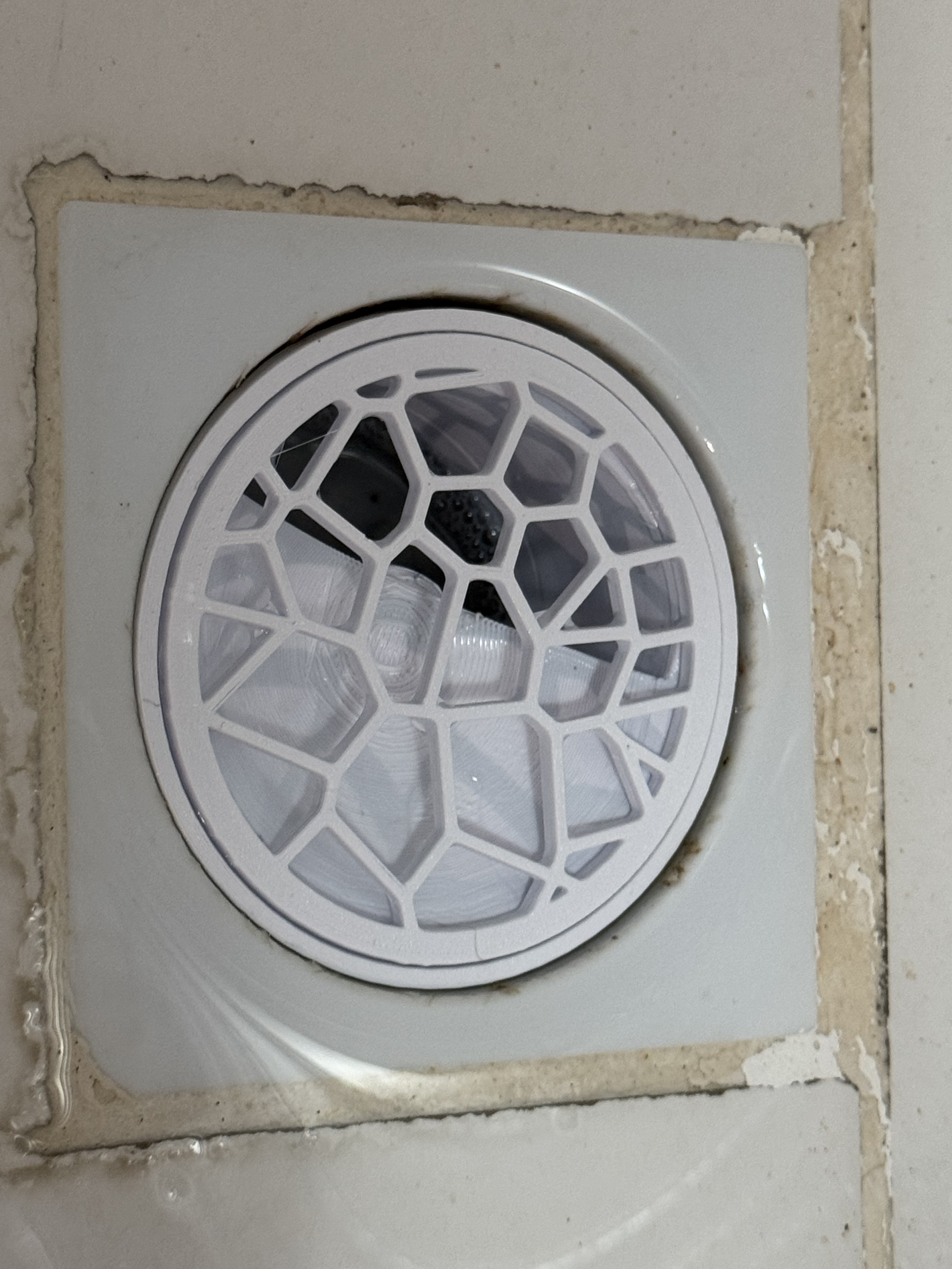 Voronoi Bathroom Water Drain