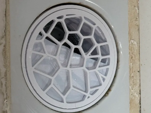 Voronoi Bathroom Water Drain