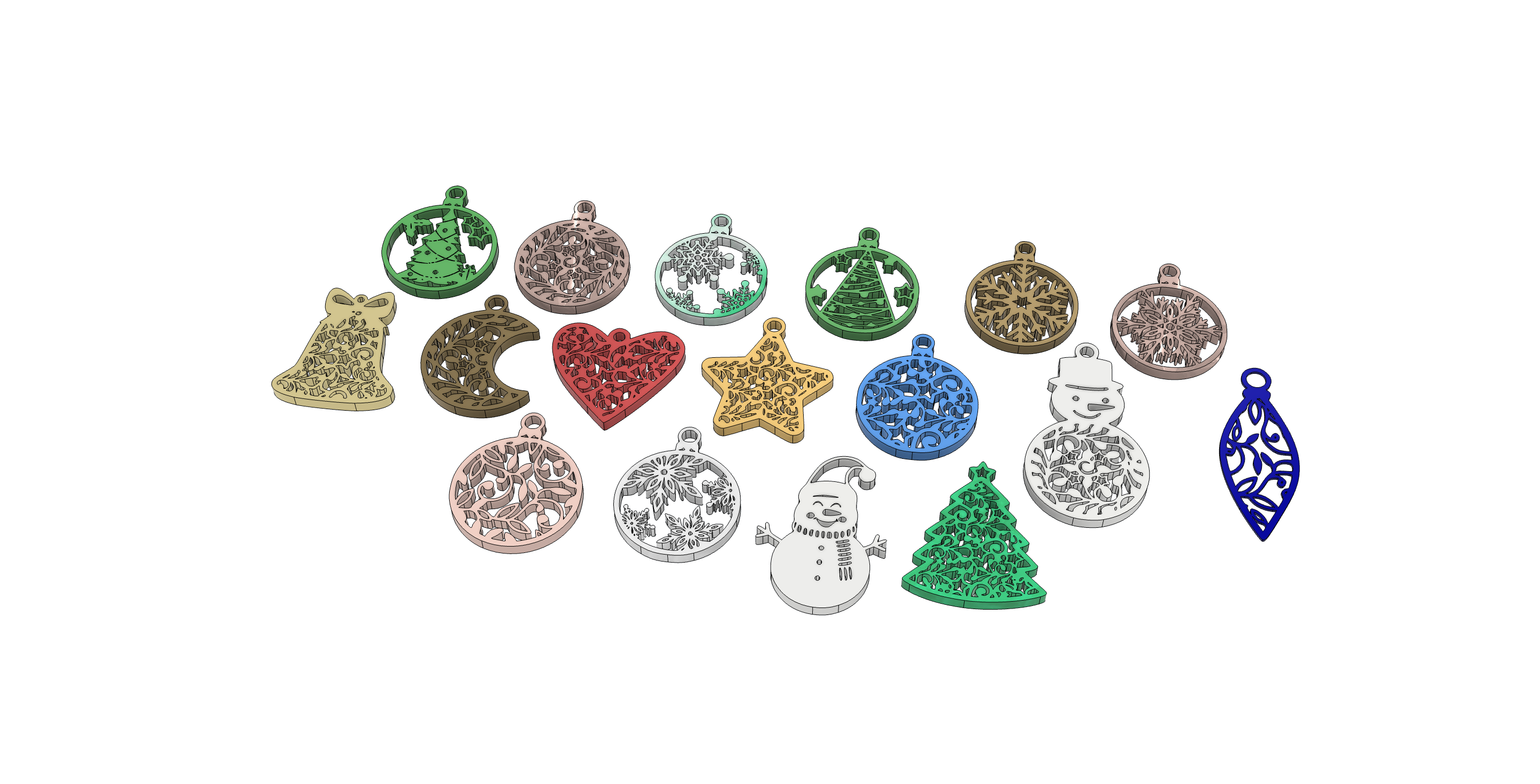 Flat ornaments - Collection
