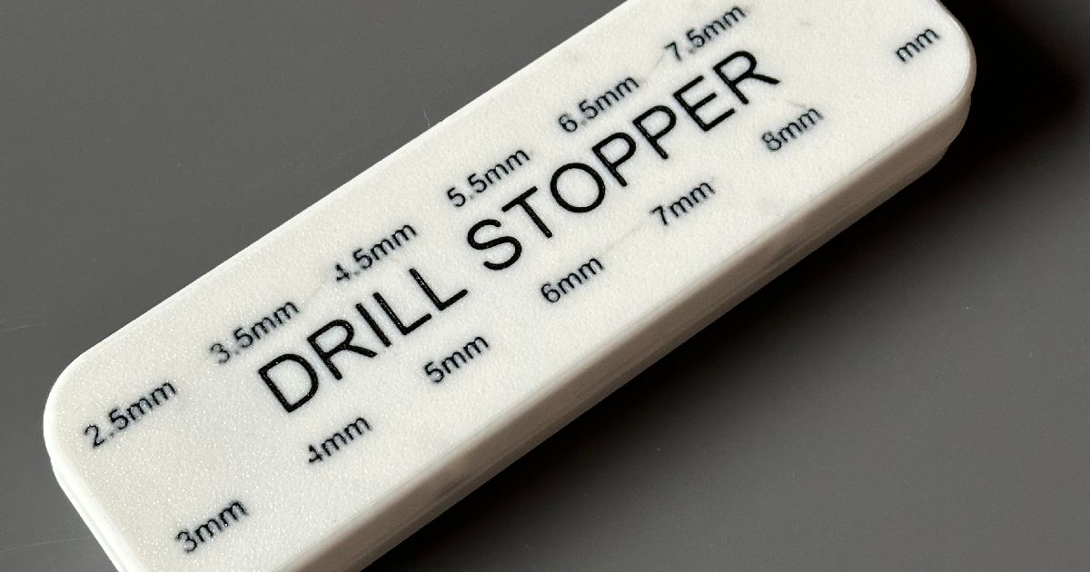 Box for drill stoppers (by @cewo) (2.5-8mm) by Lyricon | Download free ...