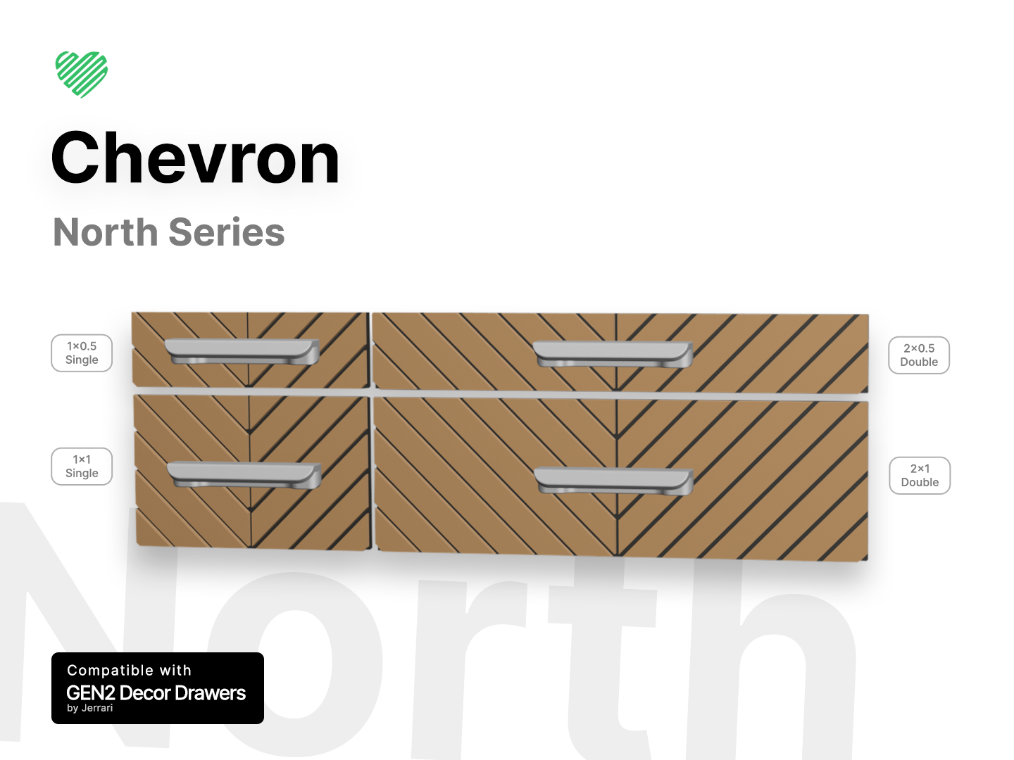 GEN2 Decor - Chevron Faceplates - North Series