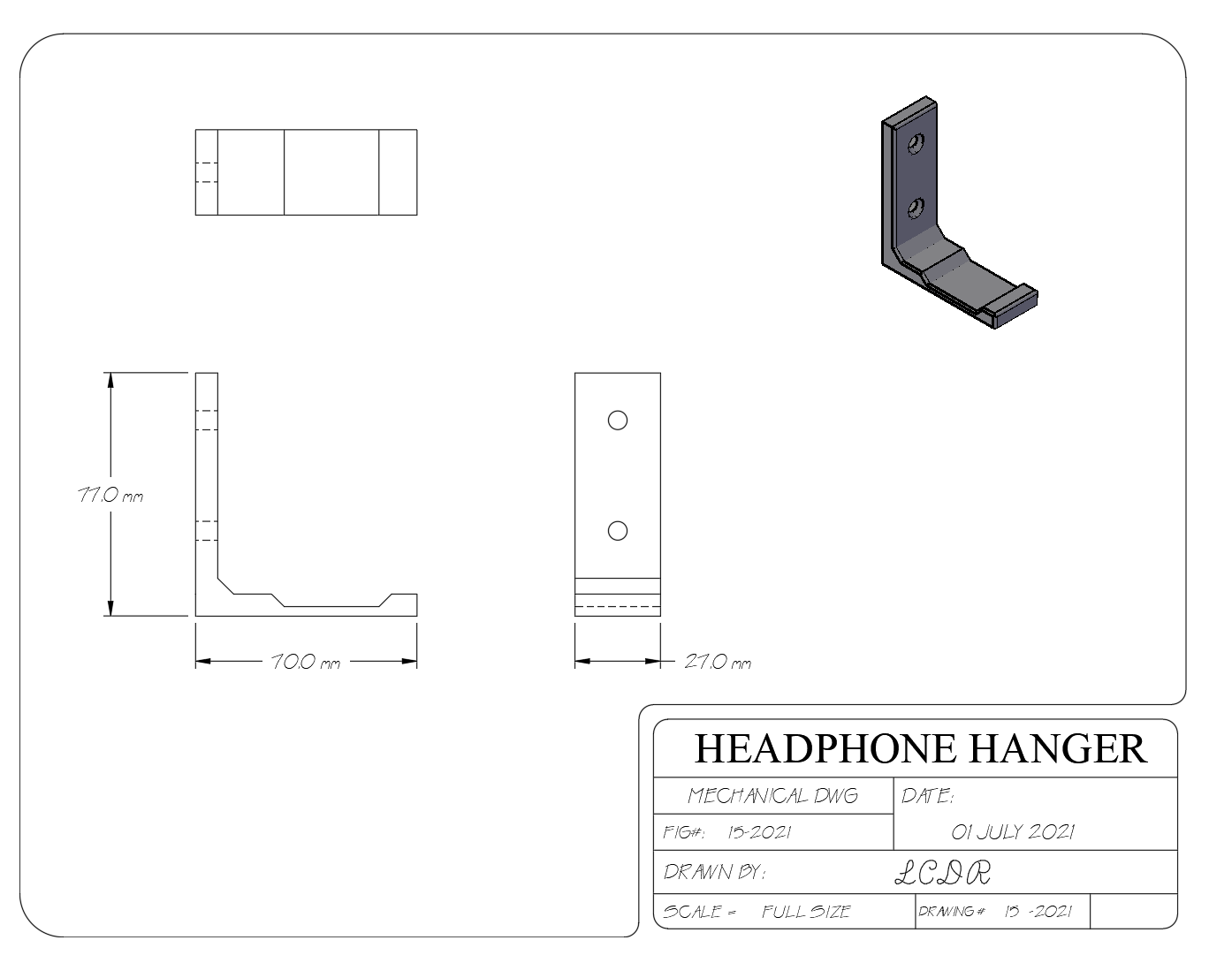 Headphone holder