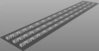 Cables clips with screw holes