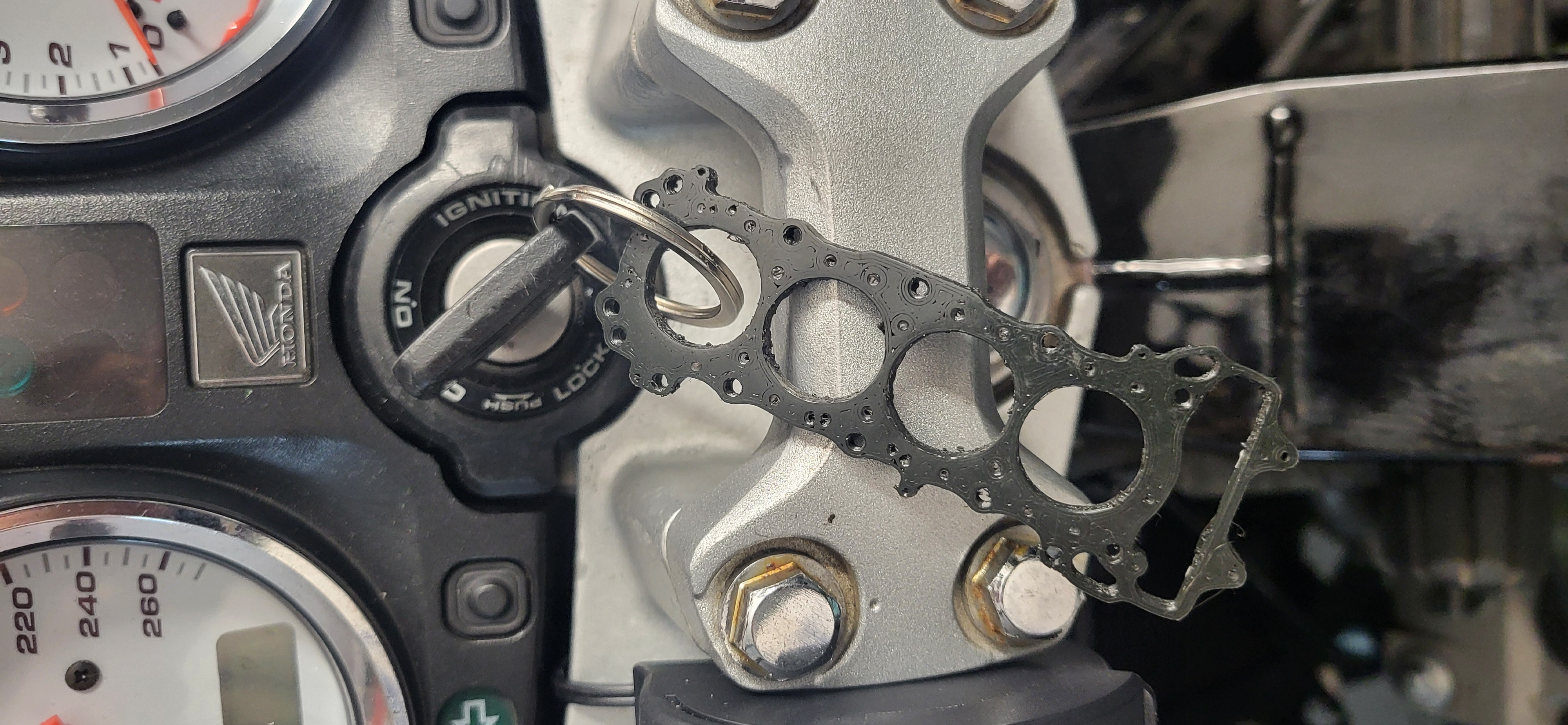Honda Hornet Head Gasket Key Chain