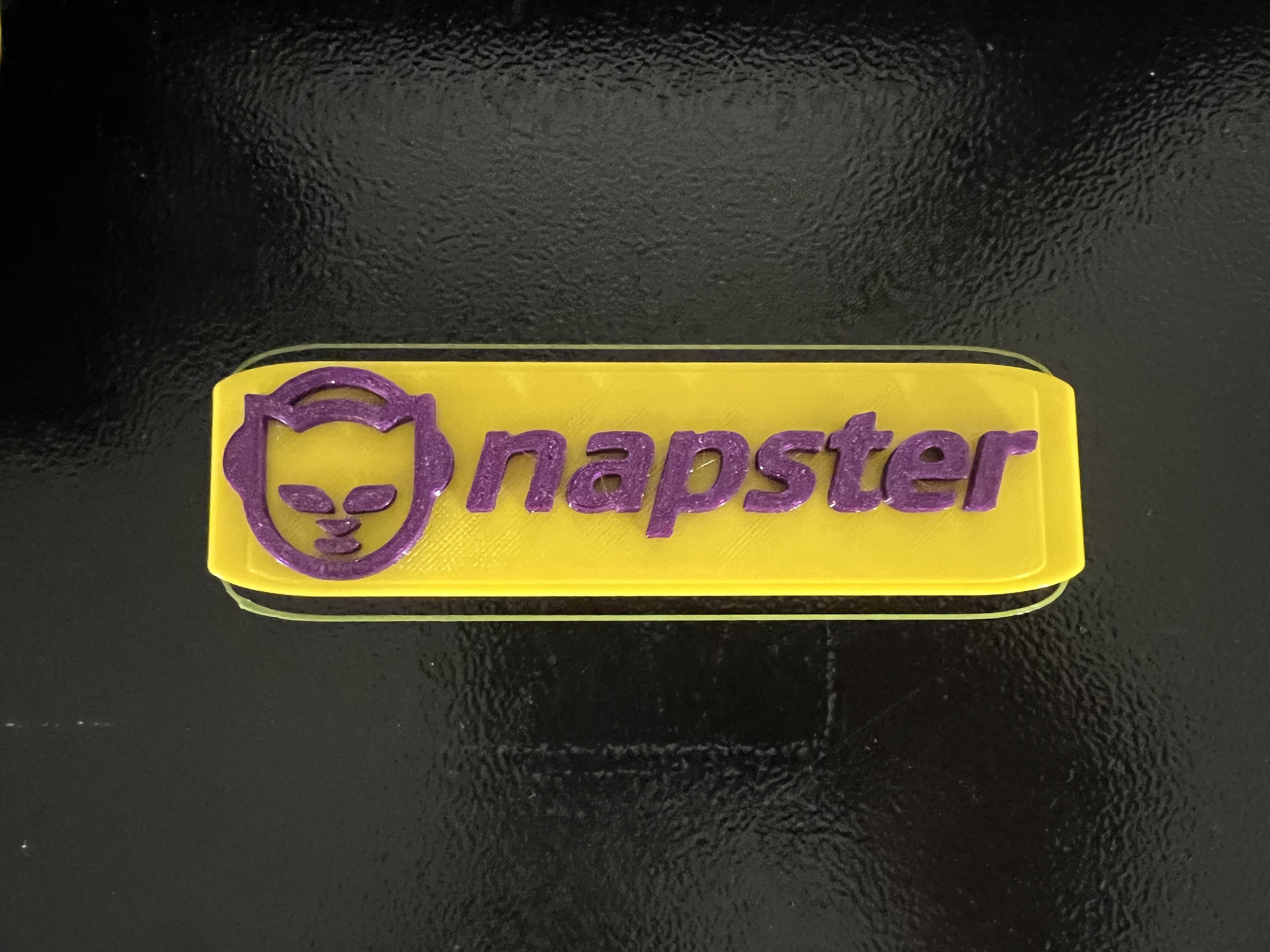 Napster magnet / plate /tatoo stamp
