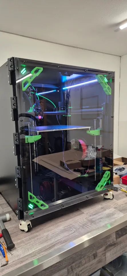 RatRig V-Core 4 400 Clicky Clack Door 8mm Panels by onlyJ35T3R