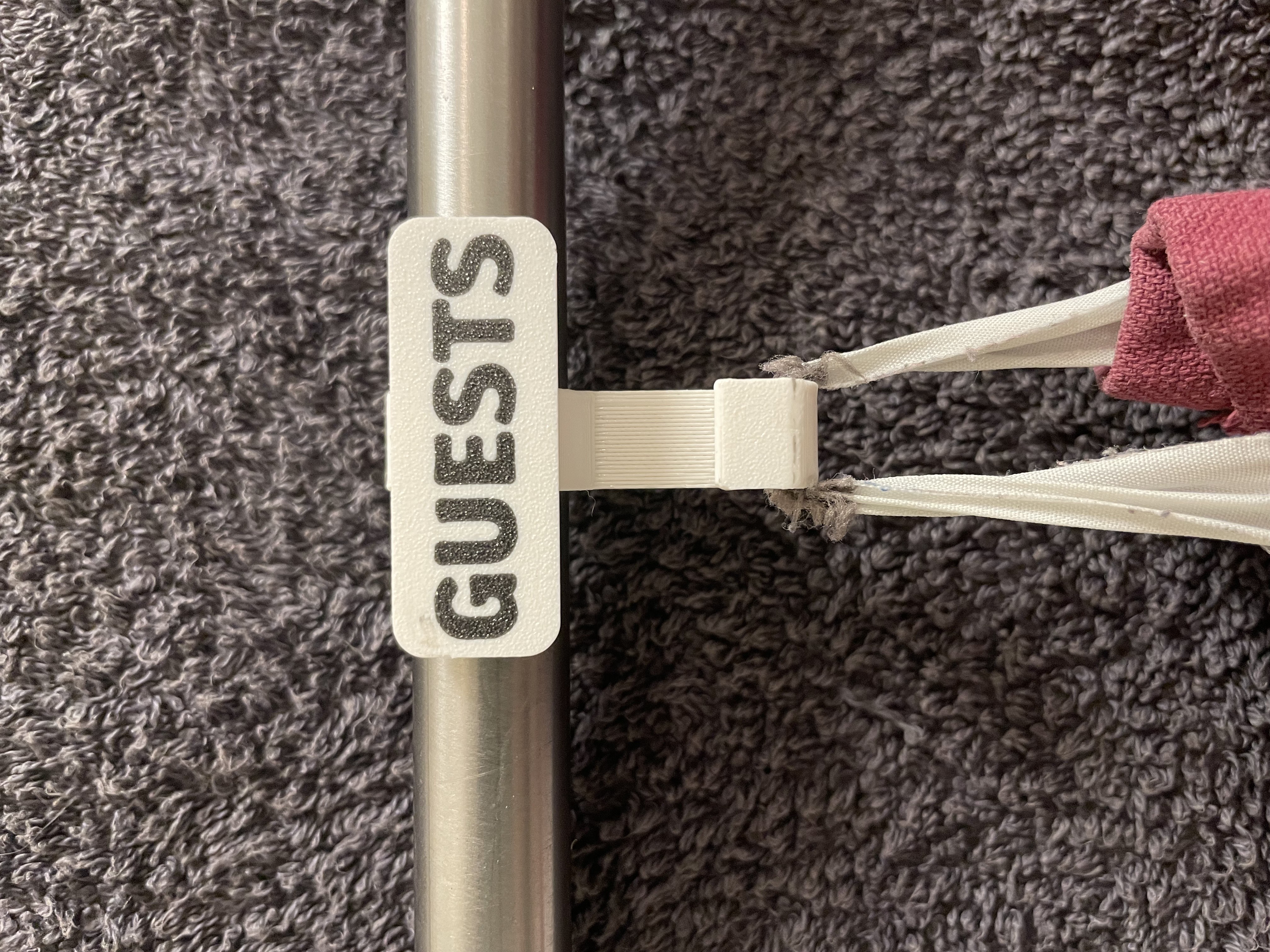 Towel rail hook