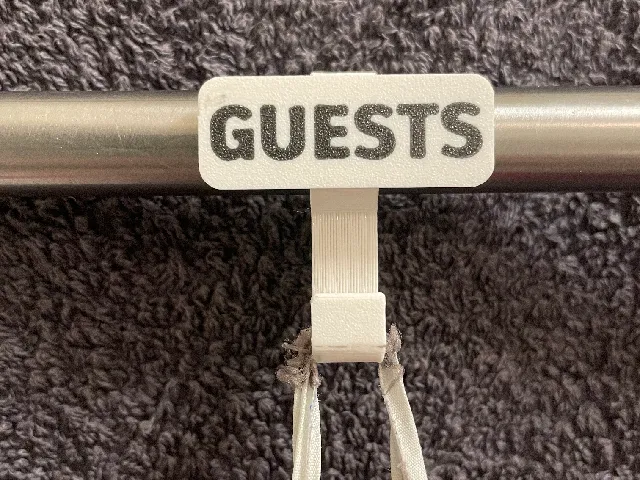 Towel rail hook