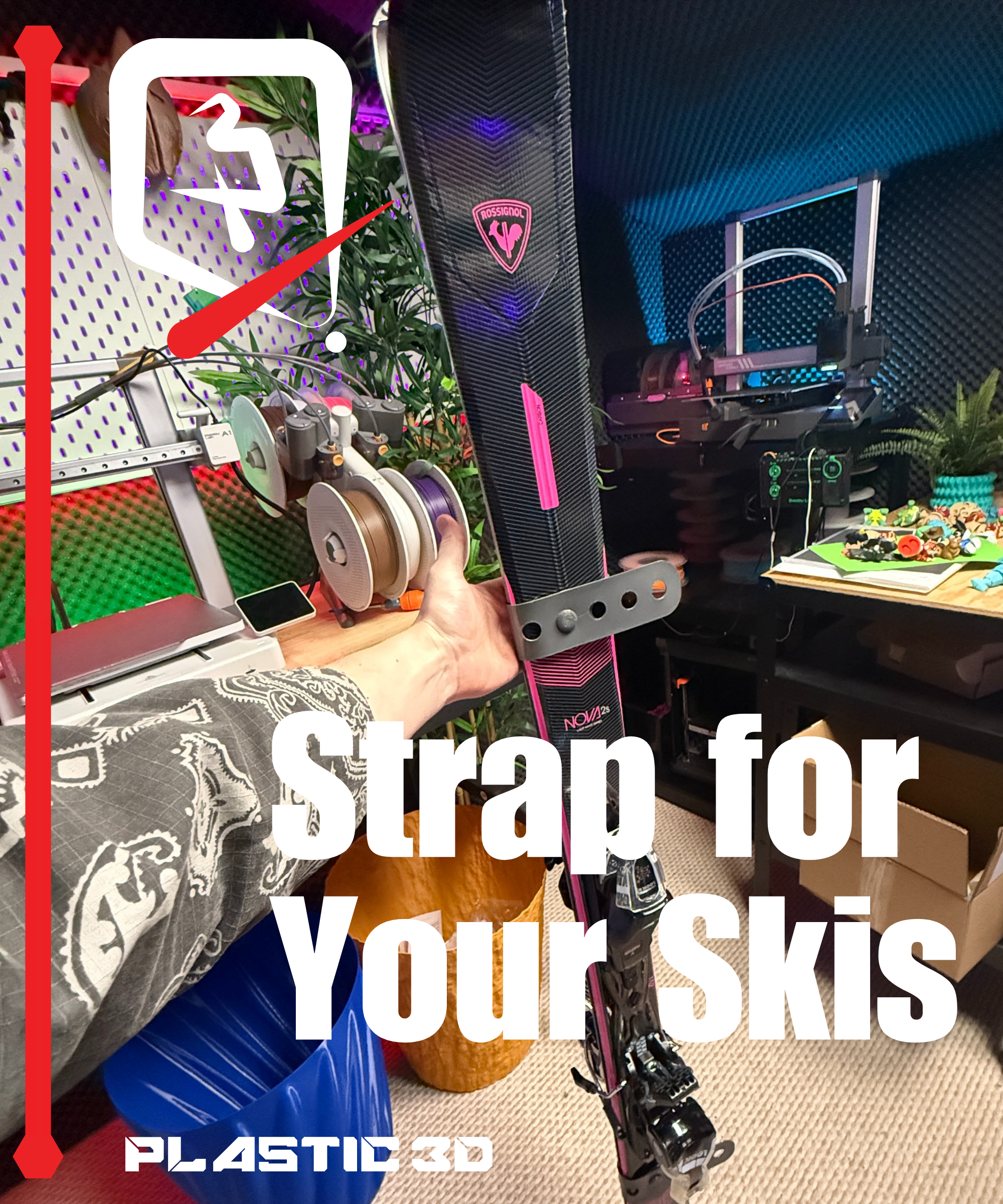 TPU Strap for your skis