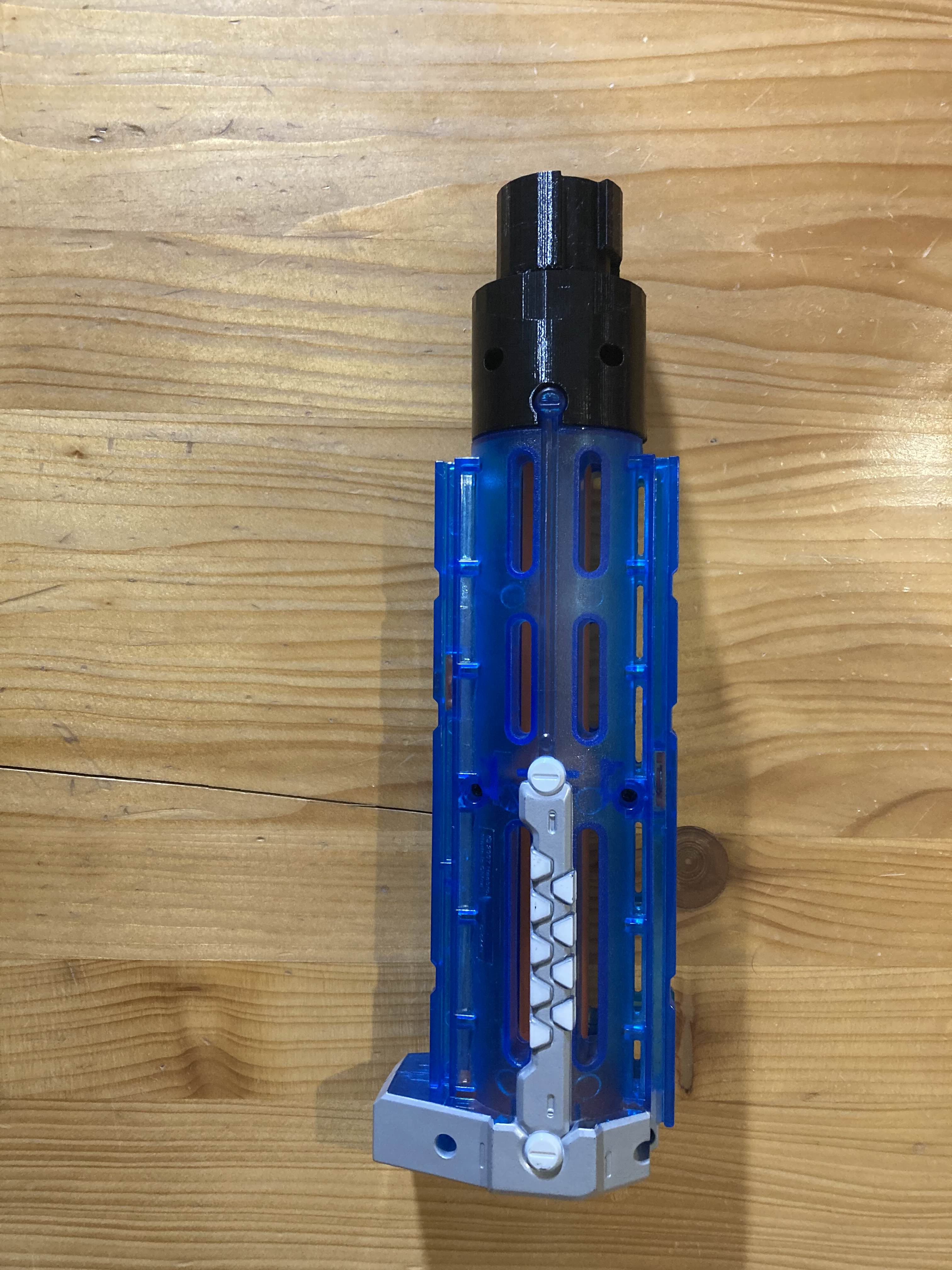 Nerf Retaliator barrel extender (compatible with original nerf parts)