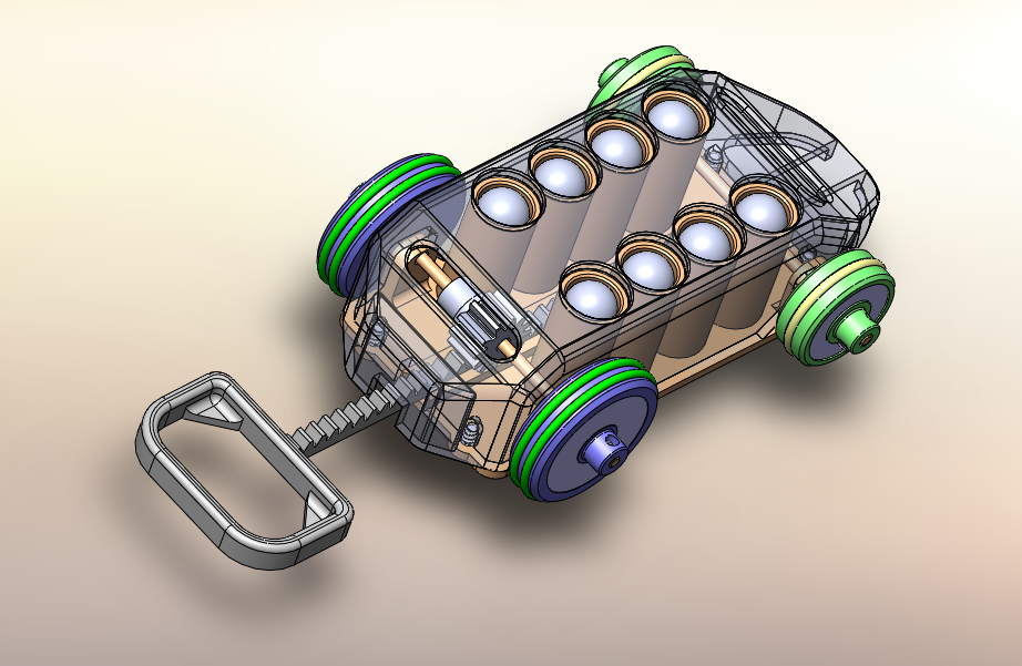 Miniatura 2 do modelo 3D Push/Pull Car - soapbox derby style