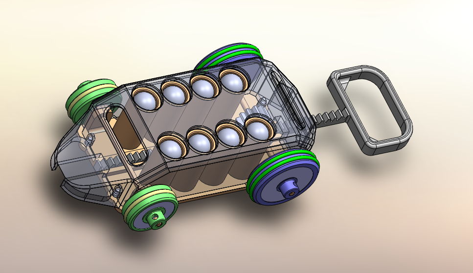 Miniatura 3 do modelo 3D Push/Pull Car - soapbox derby style