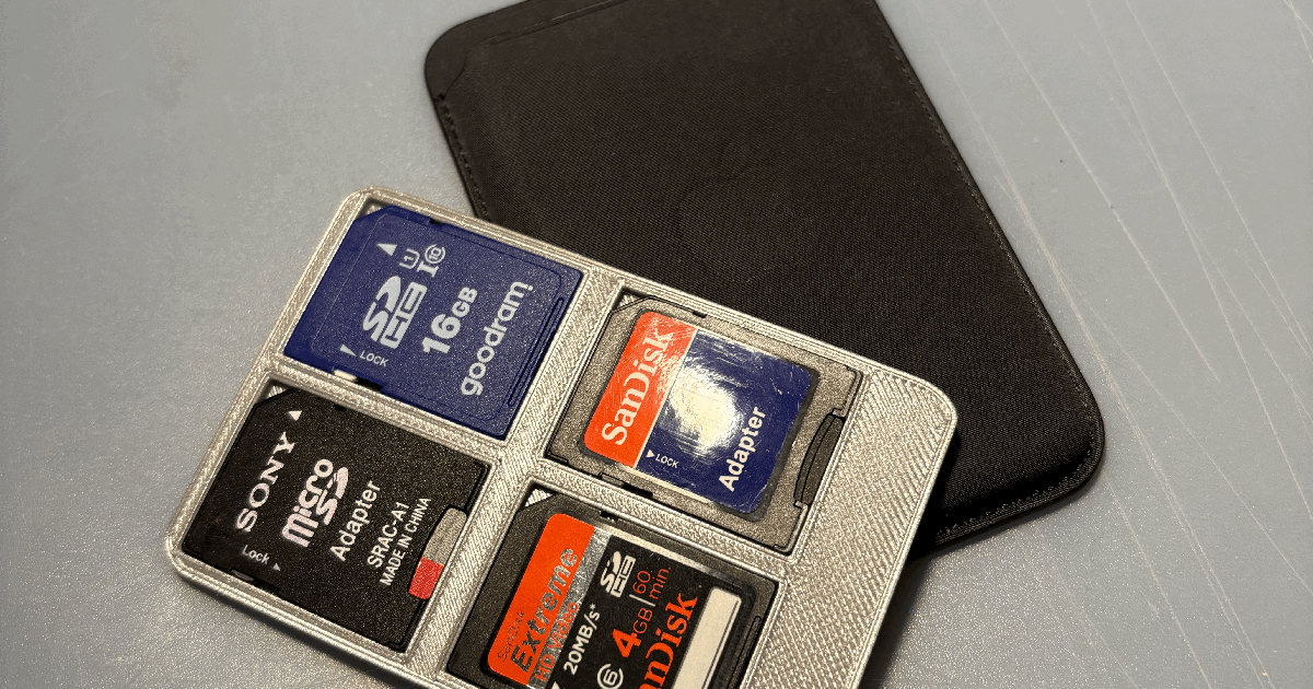 MagSafe wallet sd card organizer by Jens Jakob Petersen | Download free ...