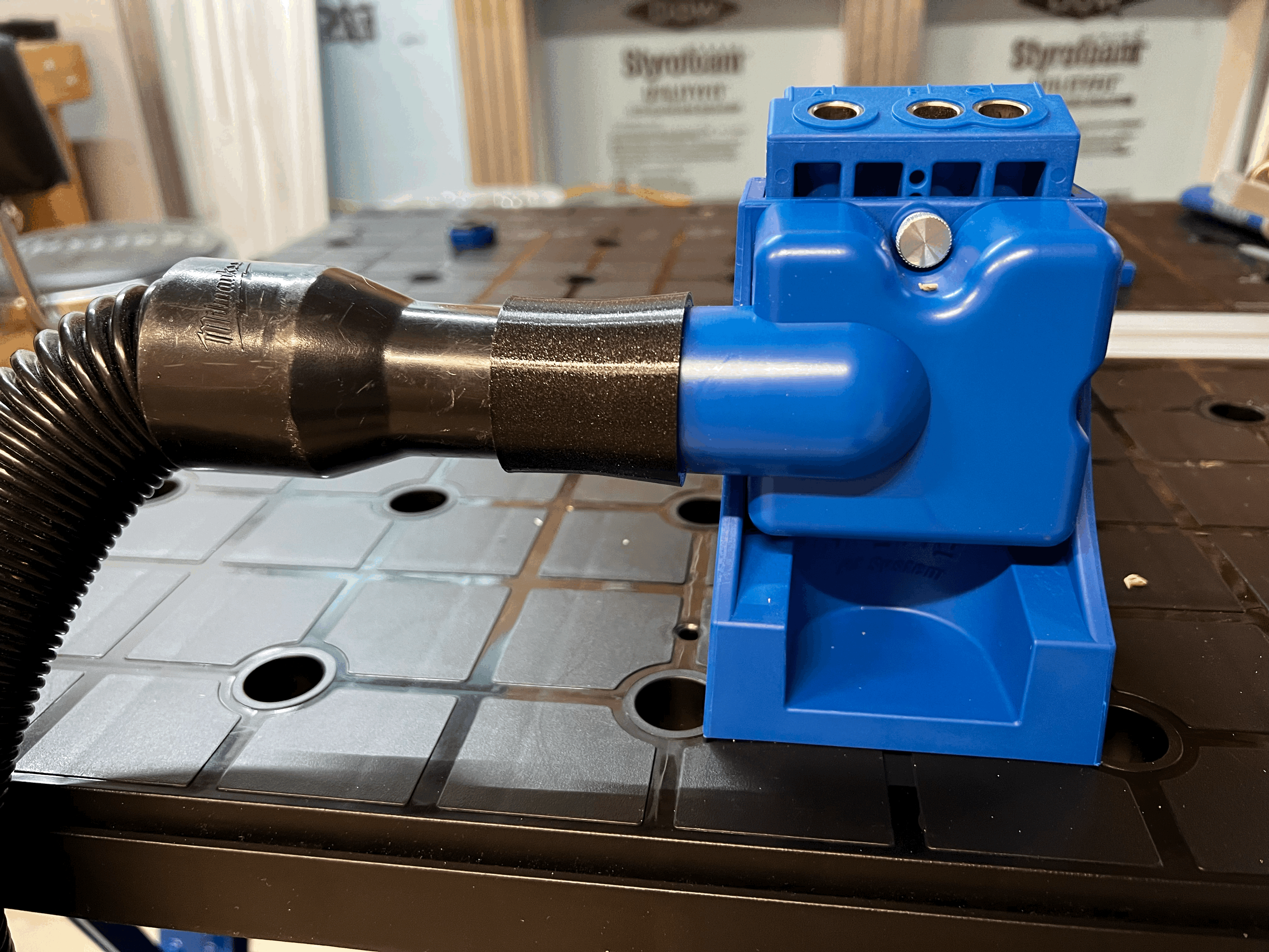 Kreg K4 to Milwaukee M18 Vacuum Adapter