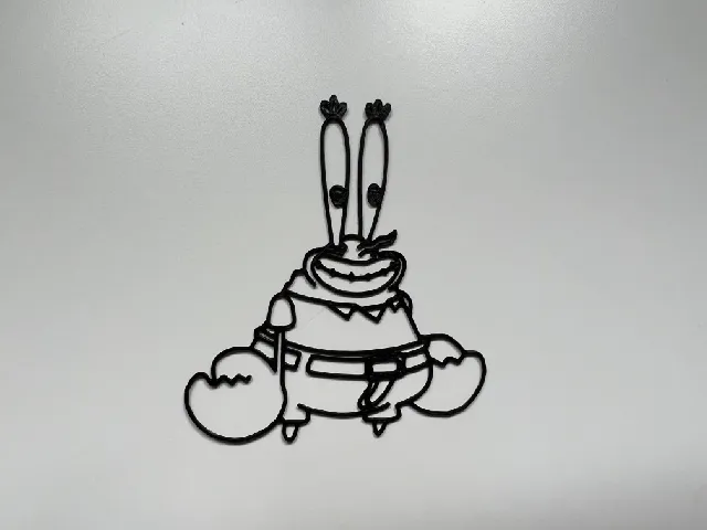 M. Krabs Wall Art #1 (Sponge Bob)