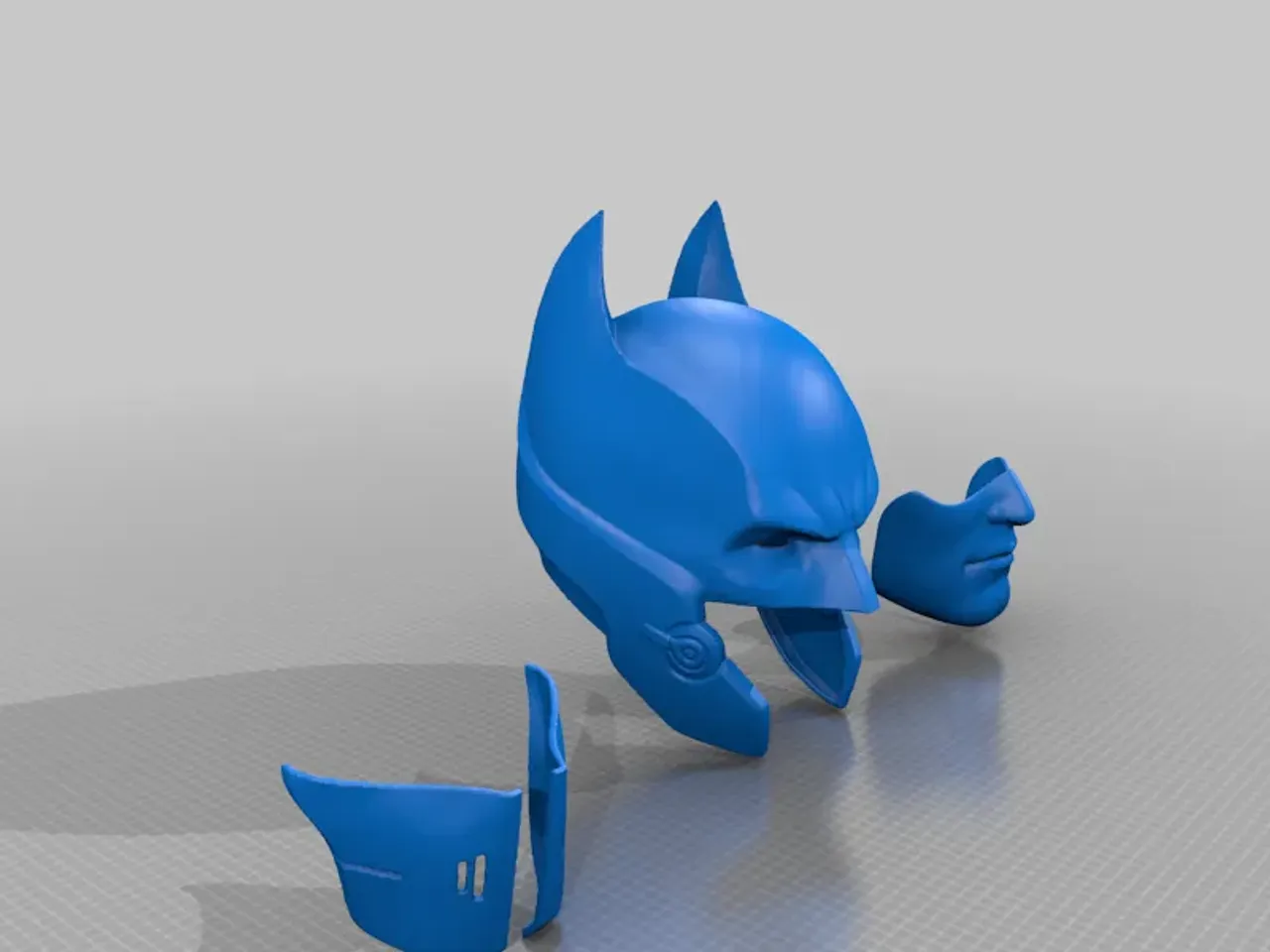 Bat Man Arkham Origins Helmet by Jace1969 Download free STL