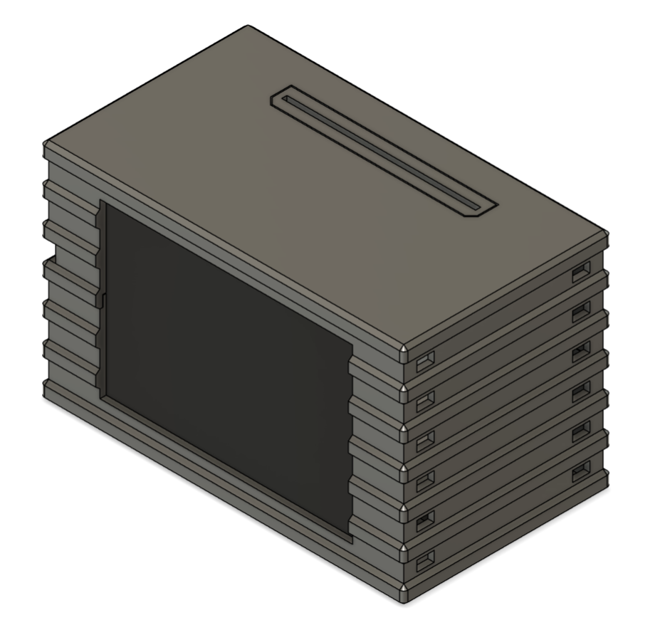 3.5" TFT Display + NFC Enclosure For MiSTer (DE-10 Nano)