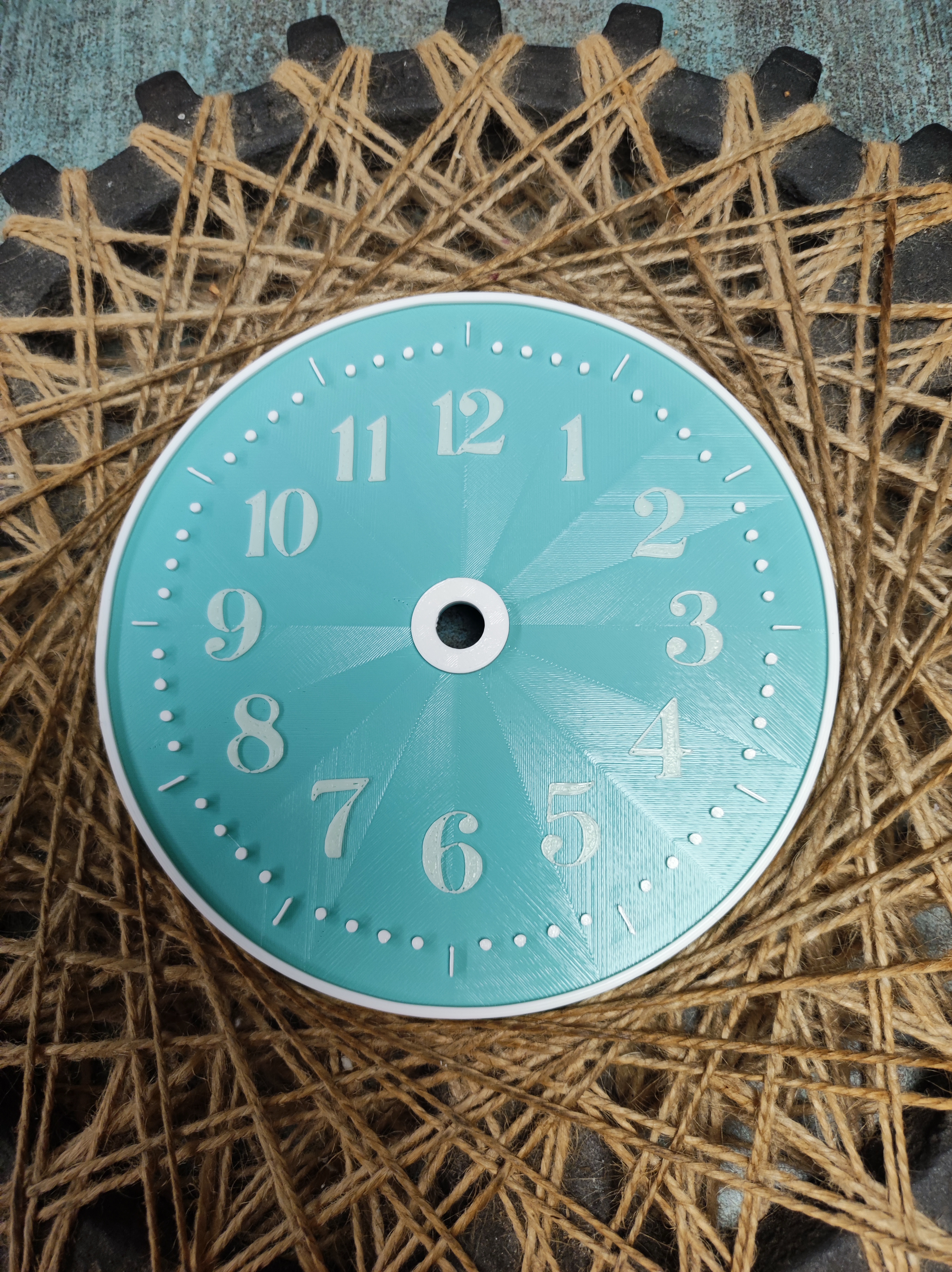 Miniatura 10 do modelo 3D Very simple clock faces (clock dials) with g-codes
