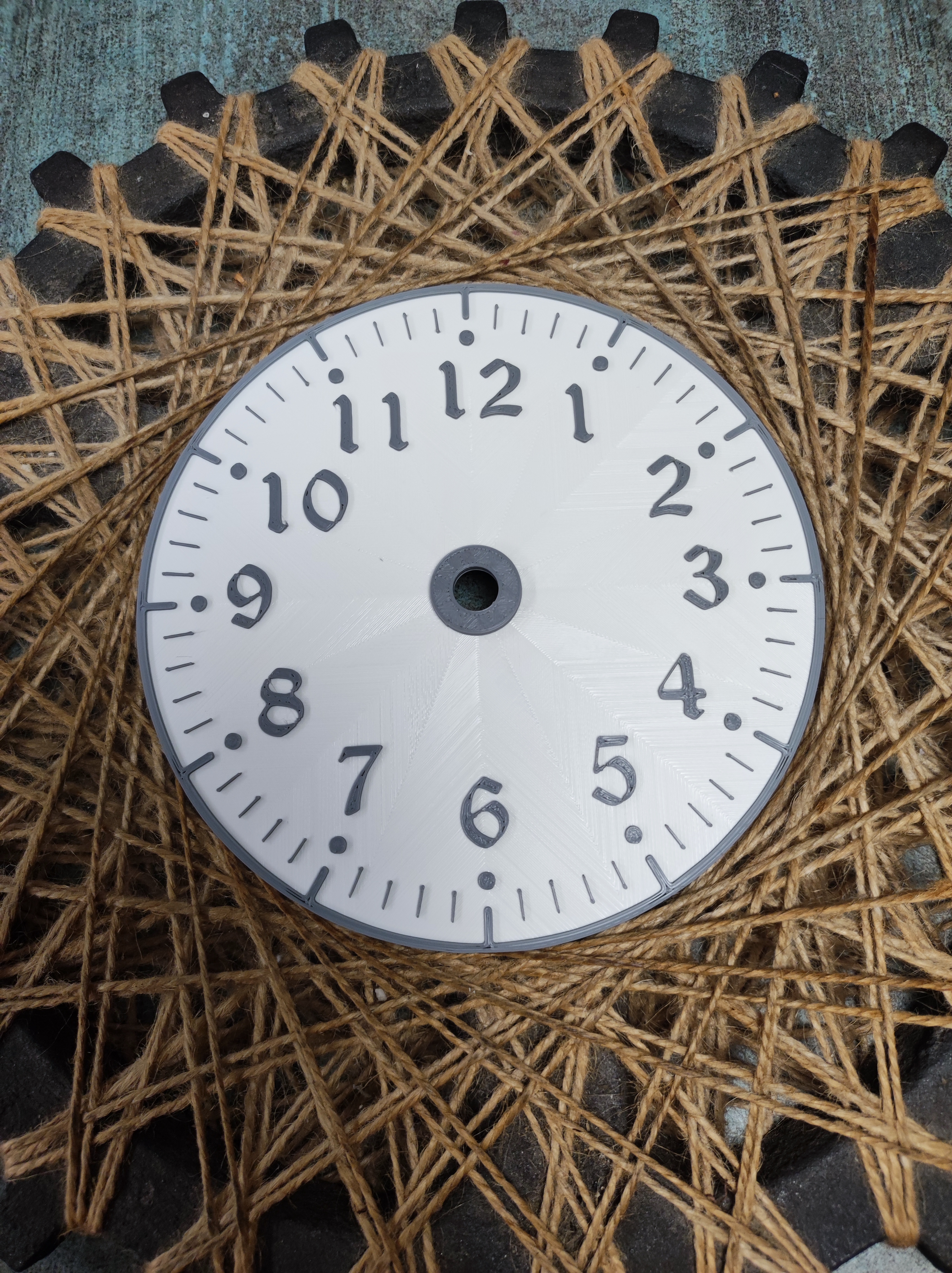 Miniatura 8 do modelo 3D Very simple clock faces (clock dials) with g-codes