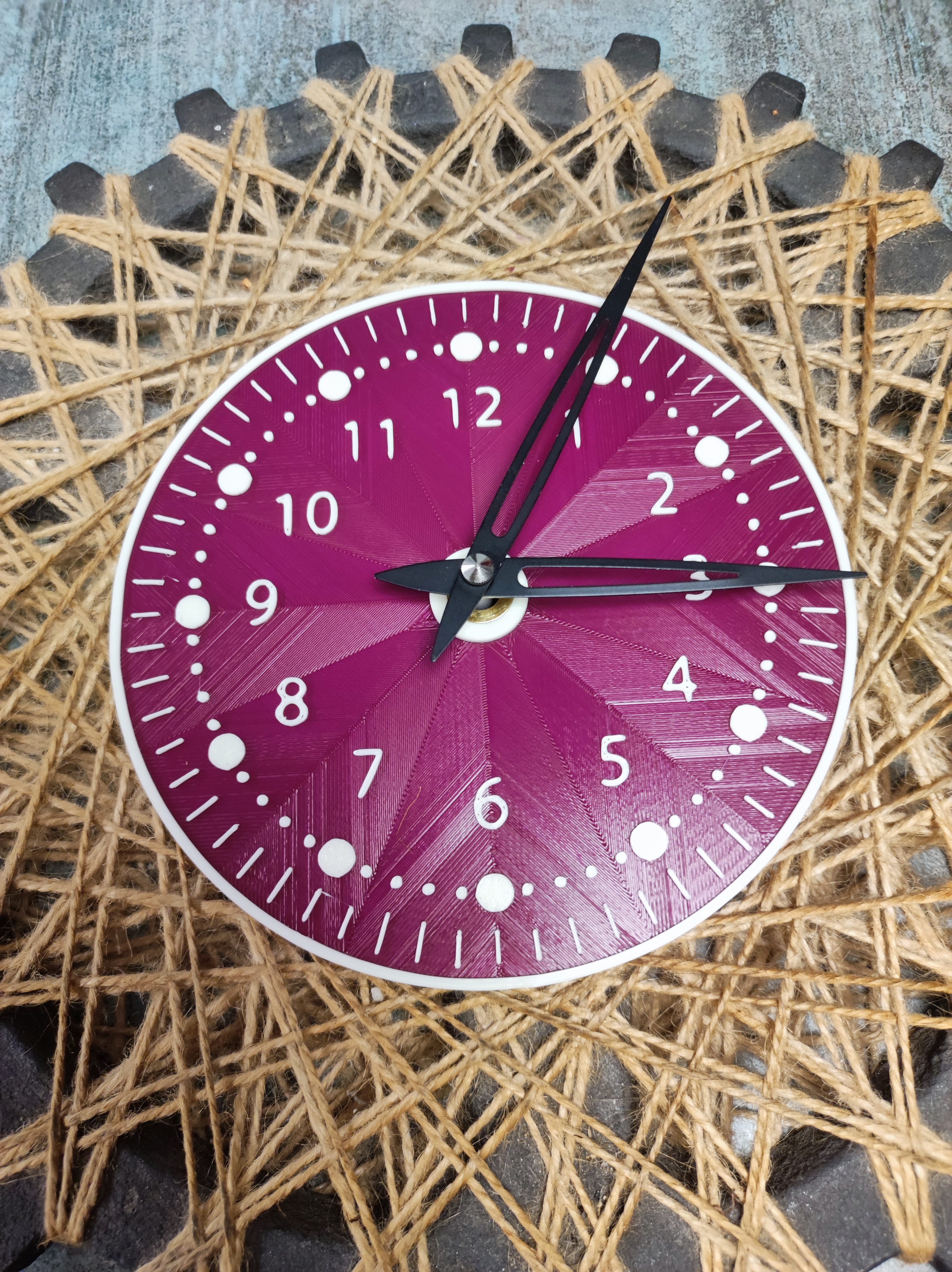 Miniatura 7 do modelo 3D Very simple clock faces (clock dials) with g-codes