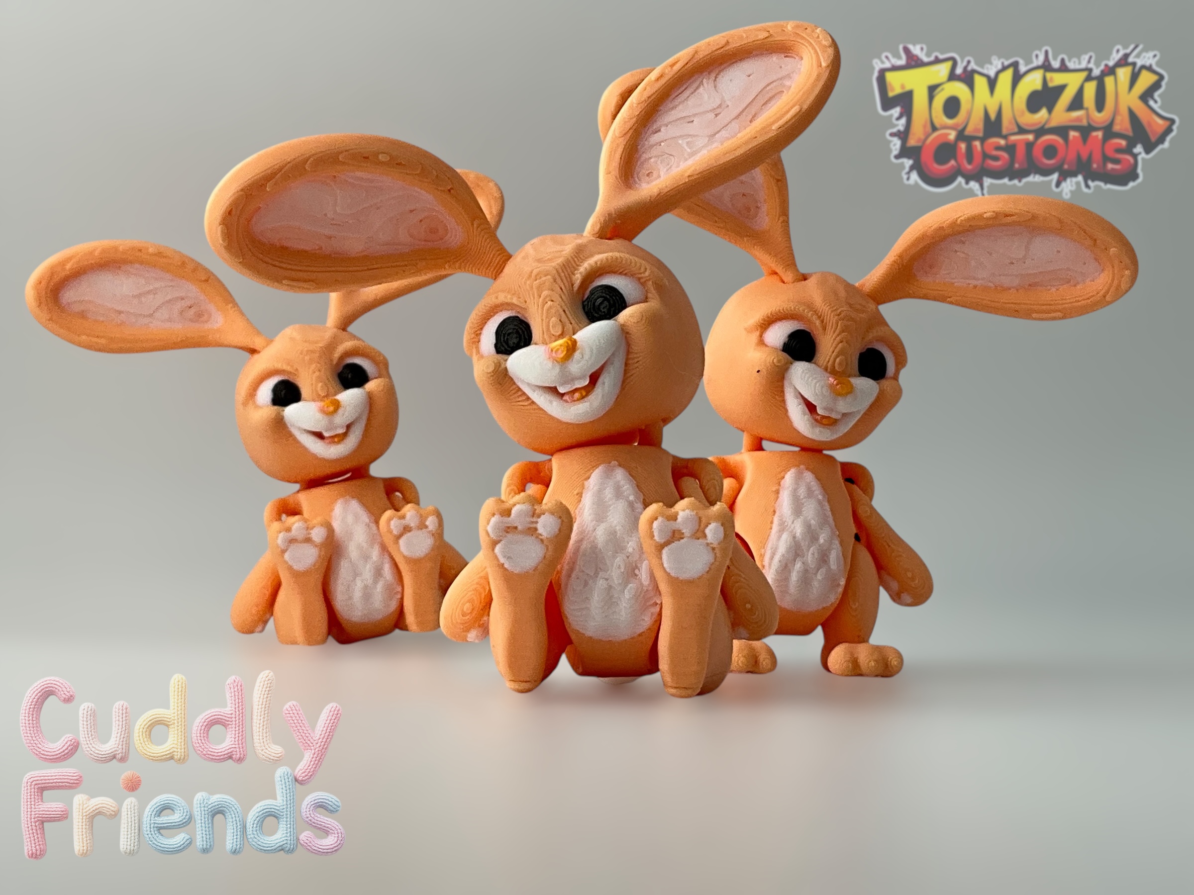 Cuddly Friends: Articulated Bunny!