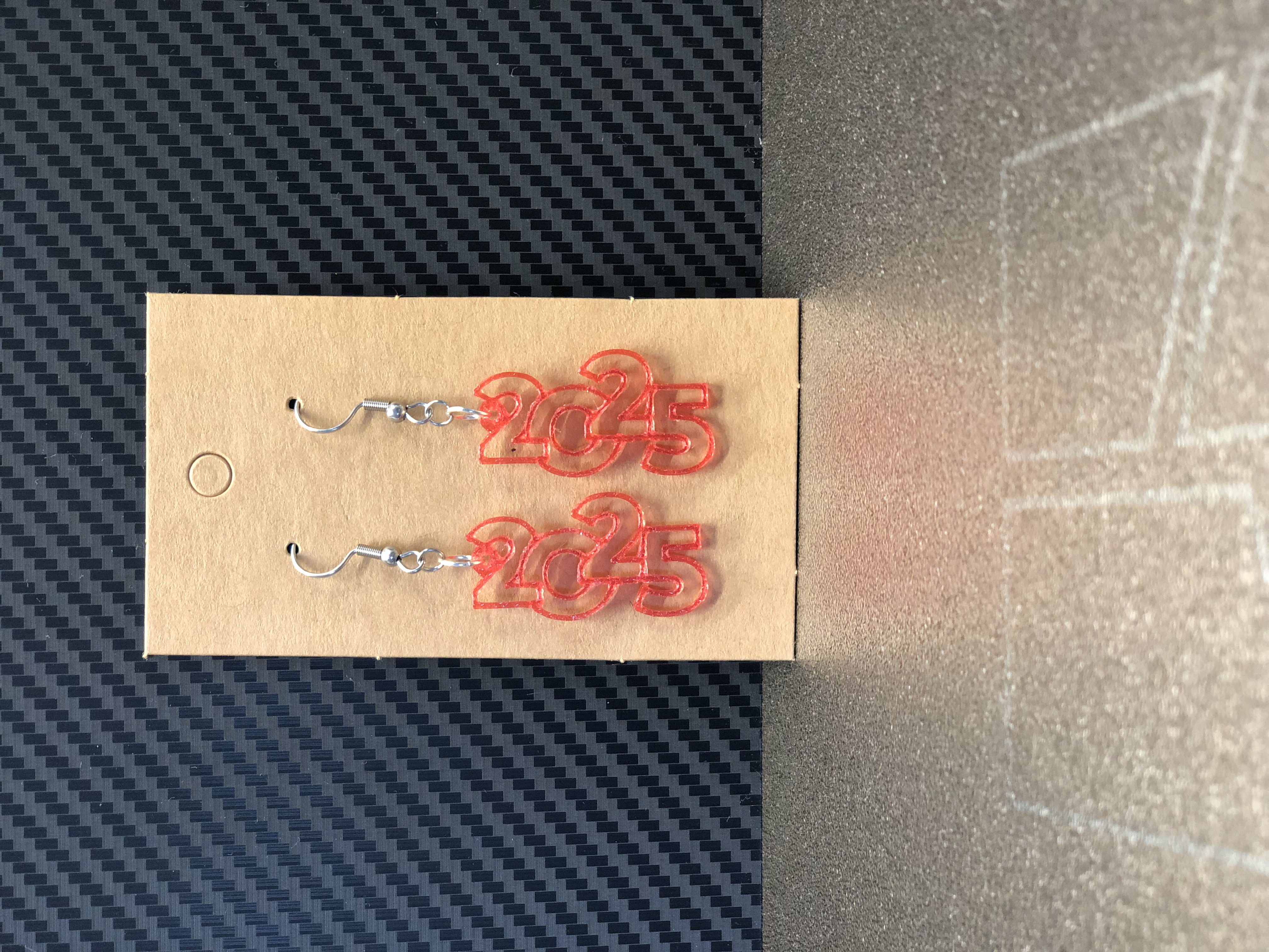 New year's earrings