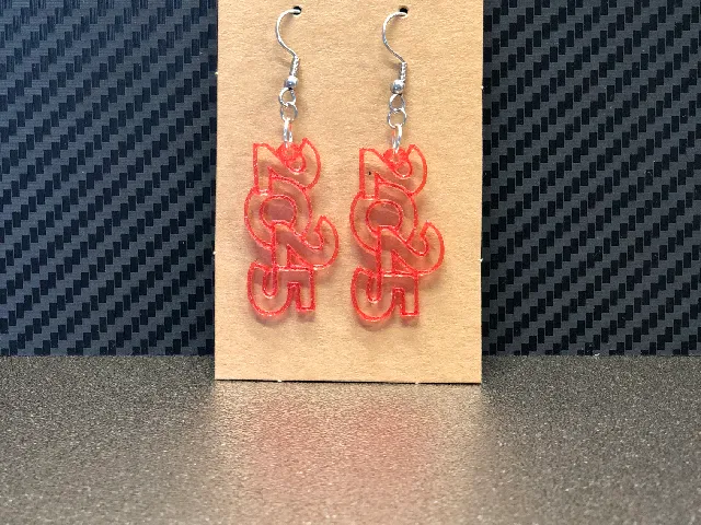 New year's earrings