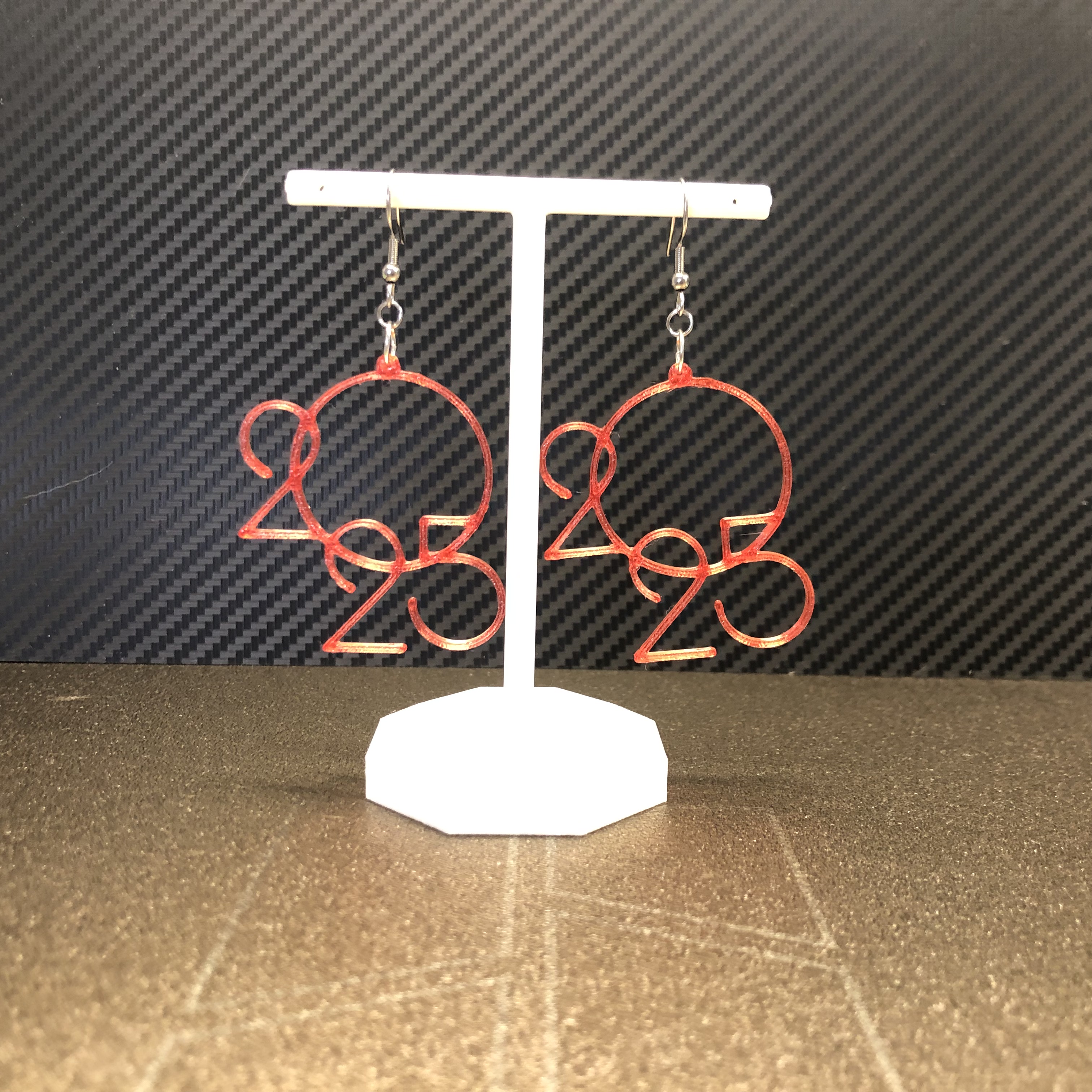2025 new year's earrings