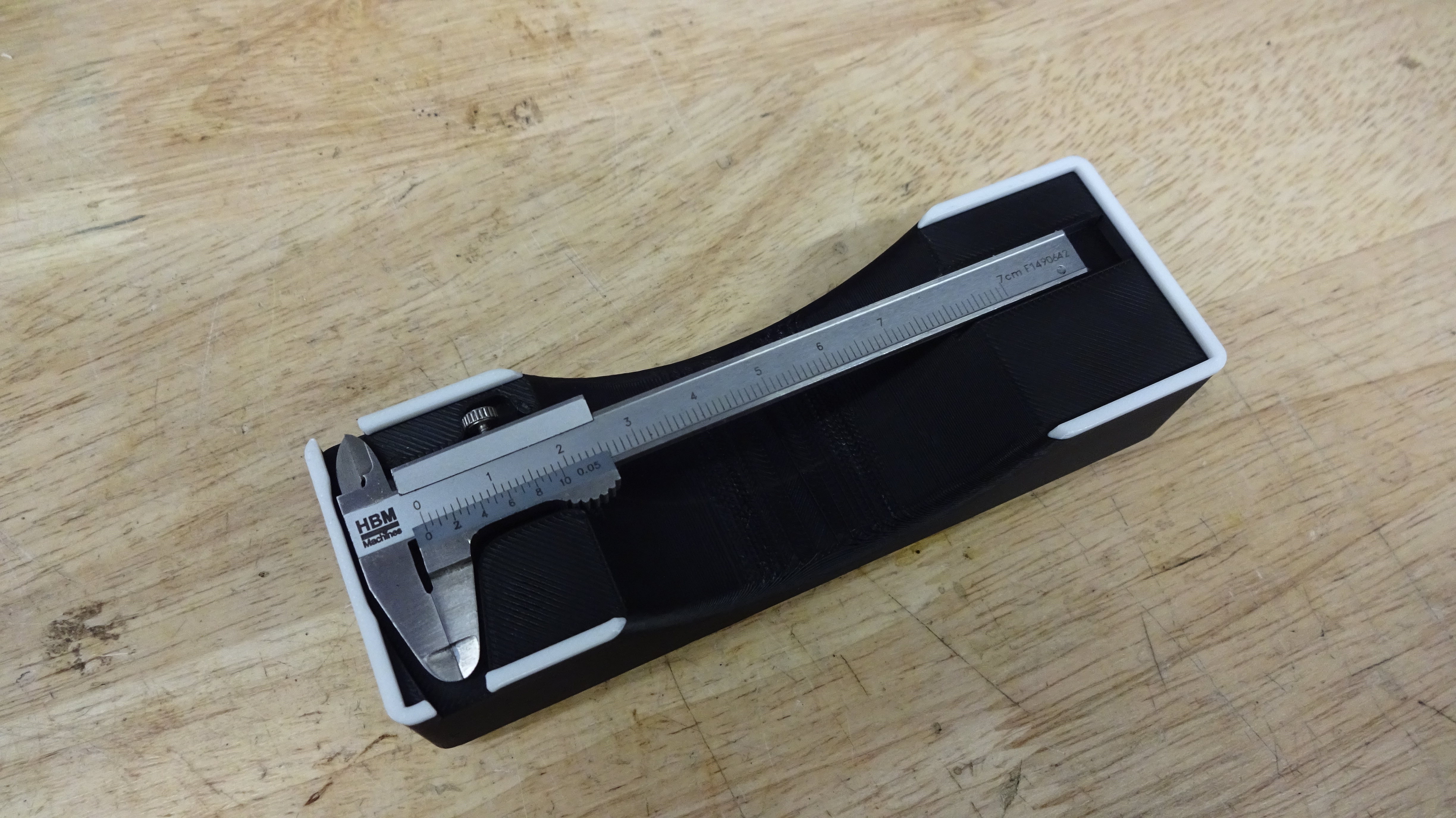 Gridfinity mini caliper holder hbm schuifmaat