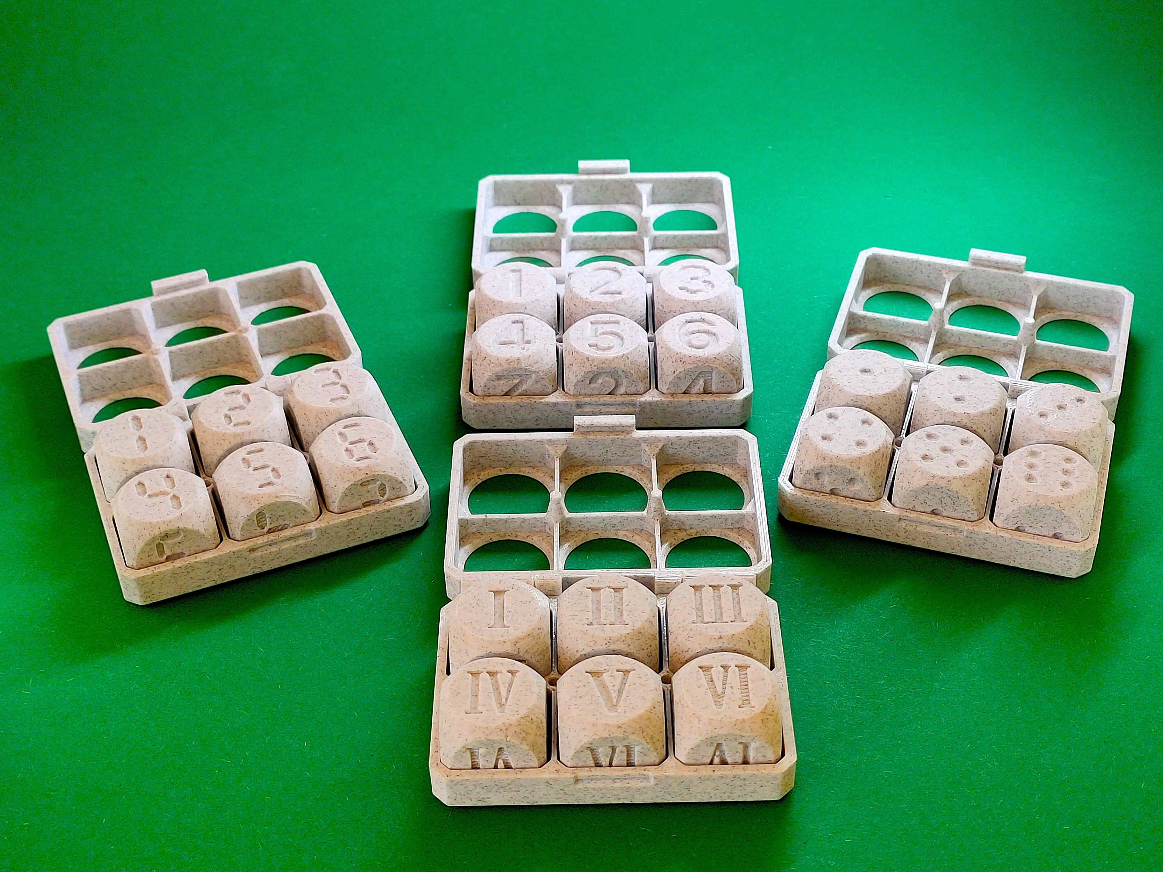 Dices+box print in place
